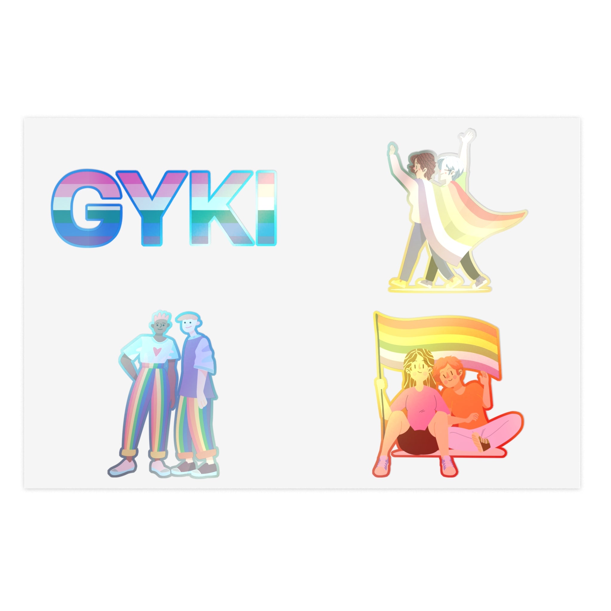 Pride Sticker Sheets, Colorful LGBTQ+ Decals for LGBTQ+ Pride Month, Home Decor, Fun Gifts, Rainbow Stickers, Party Decorations