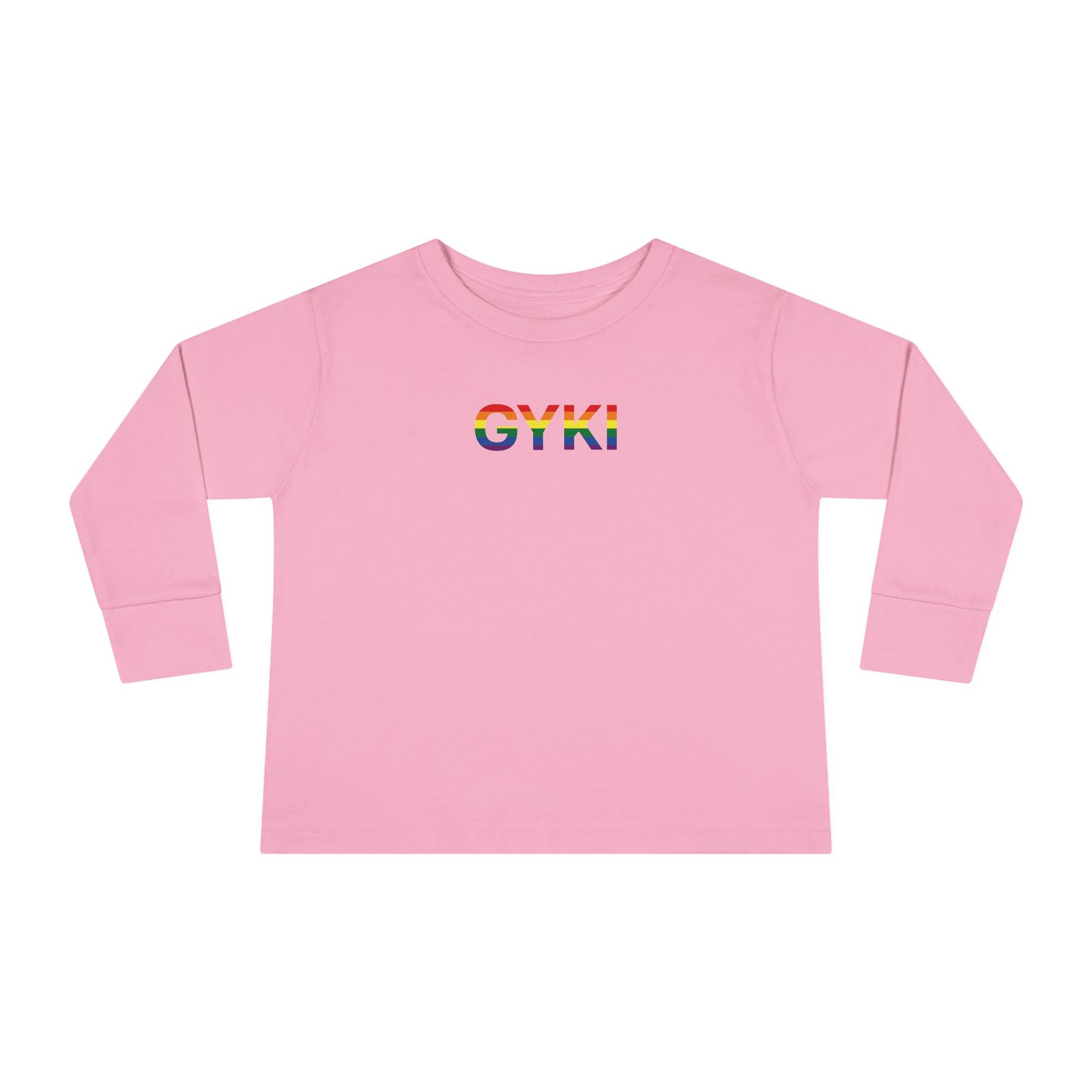 Colorful Rainbow Toddler Long Sleeve Tee, Kids Gift, Birthday Outfit, Pride Apparel, Cute and Comfy Tee for Little Ones