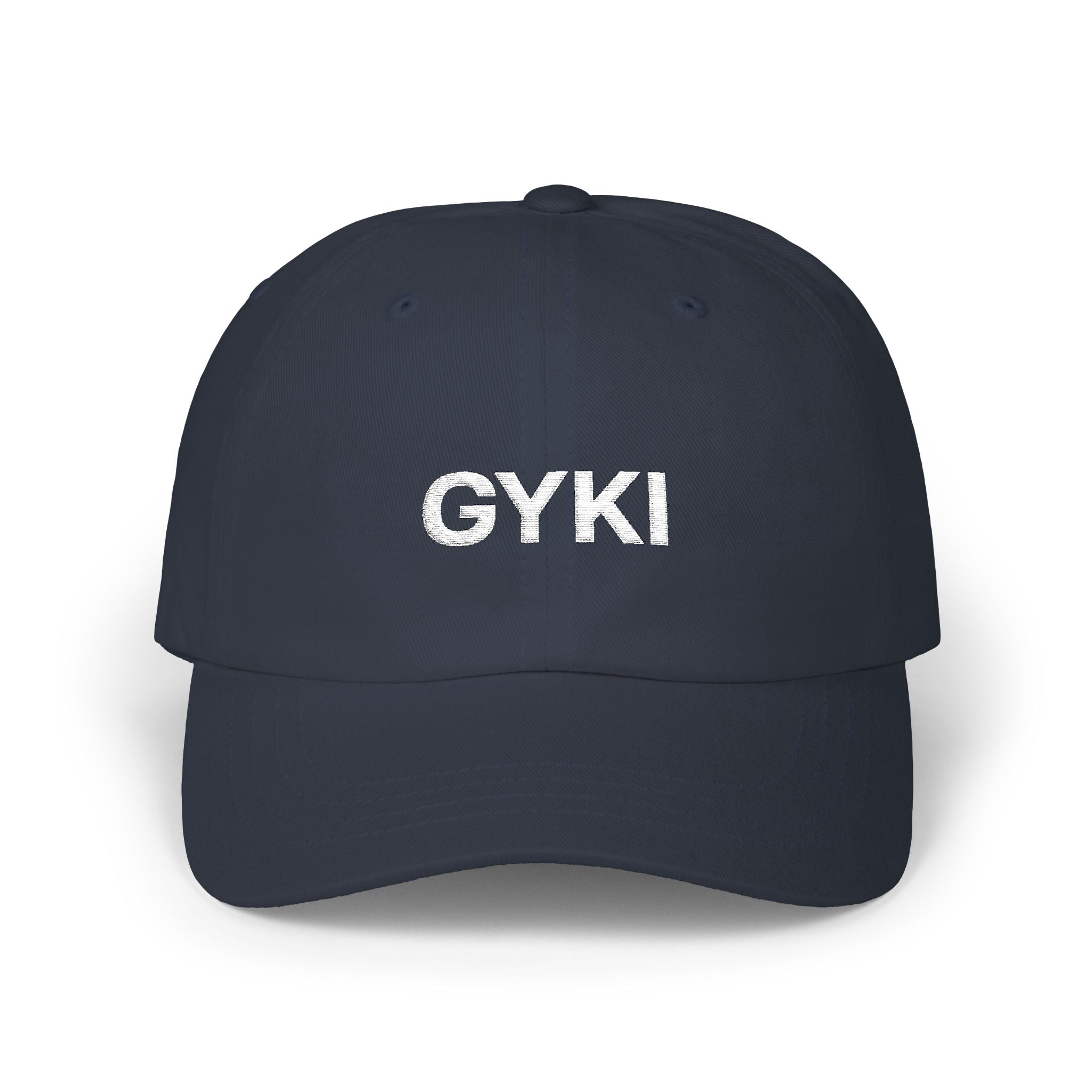 Classic Dad Cap with GYKI Design, Casual Cap for Everyday Use, Trendy Gift for Dads, Adjustable Sun Hat, Perfect for Outdoor Activities