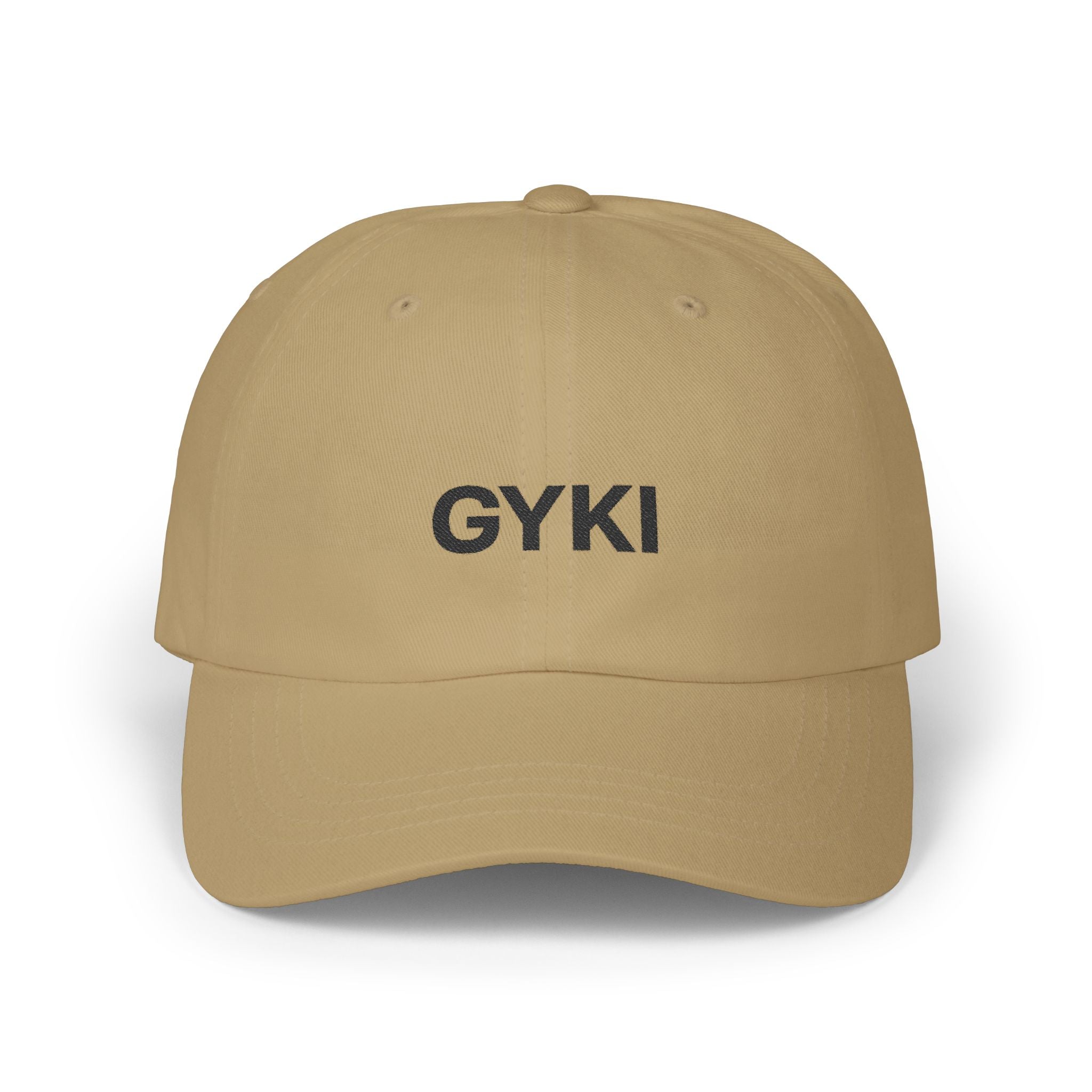 Stylish Dad Cap with GYKI Embroidery, Casual Dad Hat, Summer Accessory, Gift for Dads, Everyday Wear, Trendy Headwear