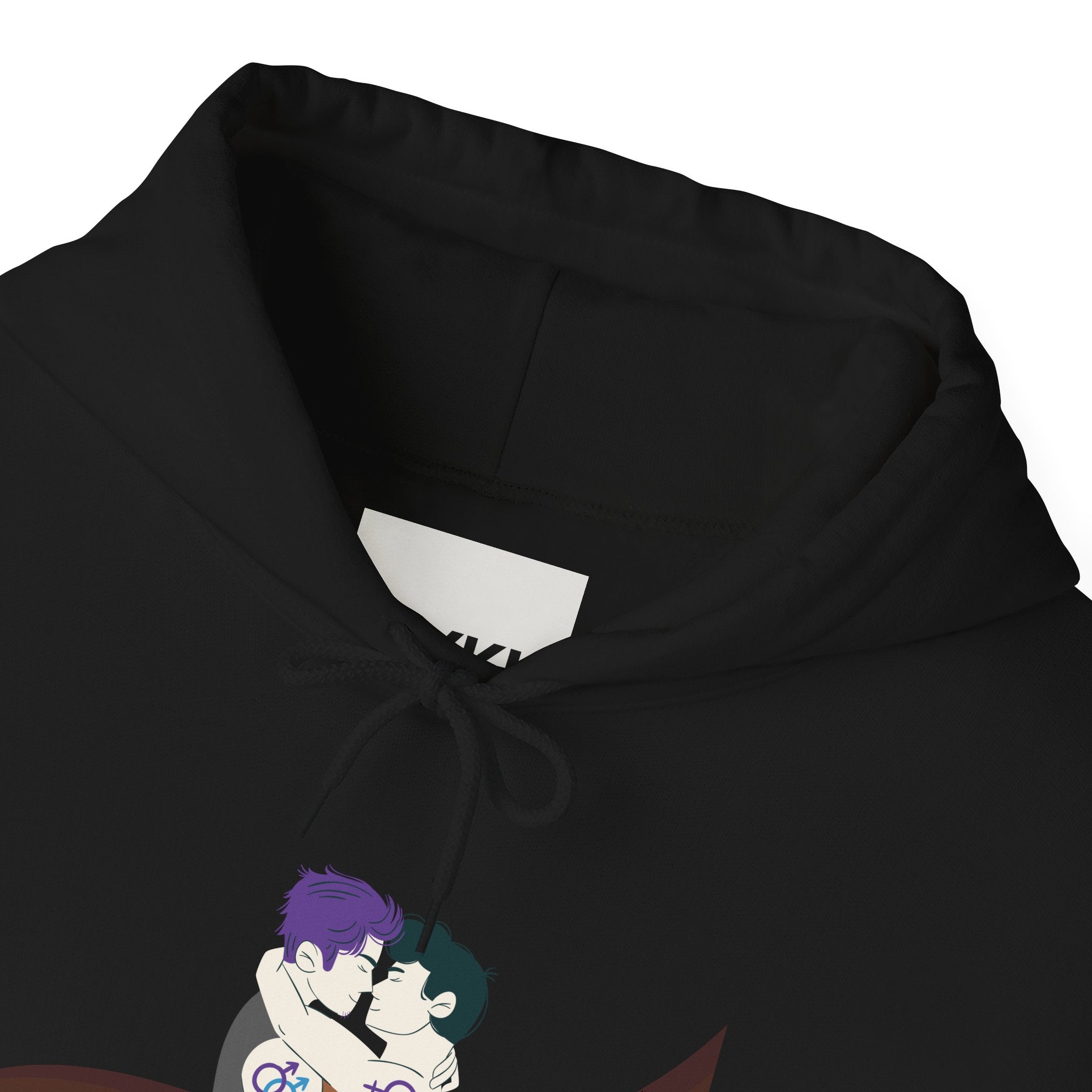 Whimsical Cartoon Duo Unisex Hoodie, Cozy Sweatshirt, Ideal Gift for Friends, Fun Fashion for All, Great for Events and Gatherings