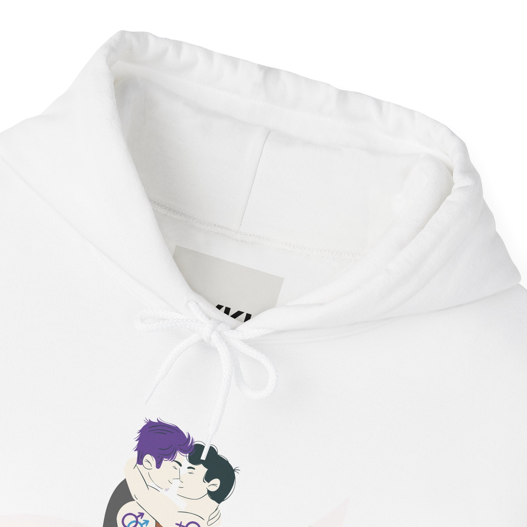 Whimsical Cartoon Duo Unisex Hoodie, Cozy Sweatshirt, Ideal Gift for Friends, Fun Fashion for All, Great for Events and Gatherings