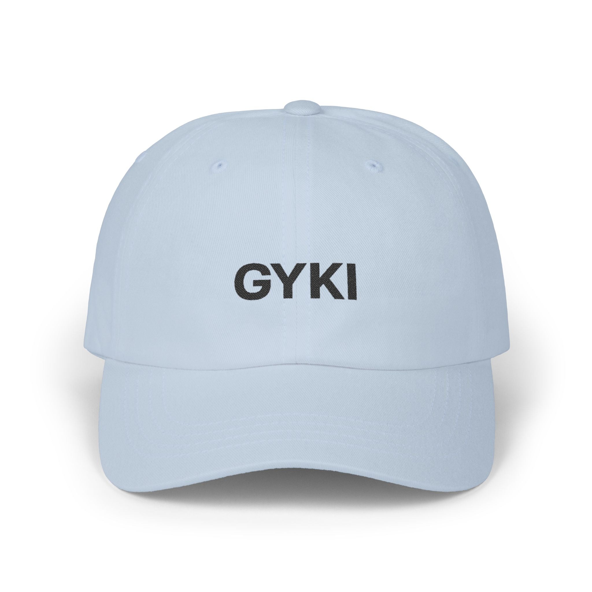 Stylish Dad Cap with GYKI Embroidery, Casual Dad Hat, Summer Accessory, Gift for Dads, Everyday Wear, Trendy Headwear
