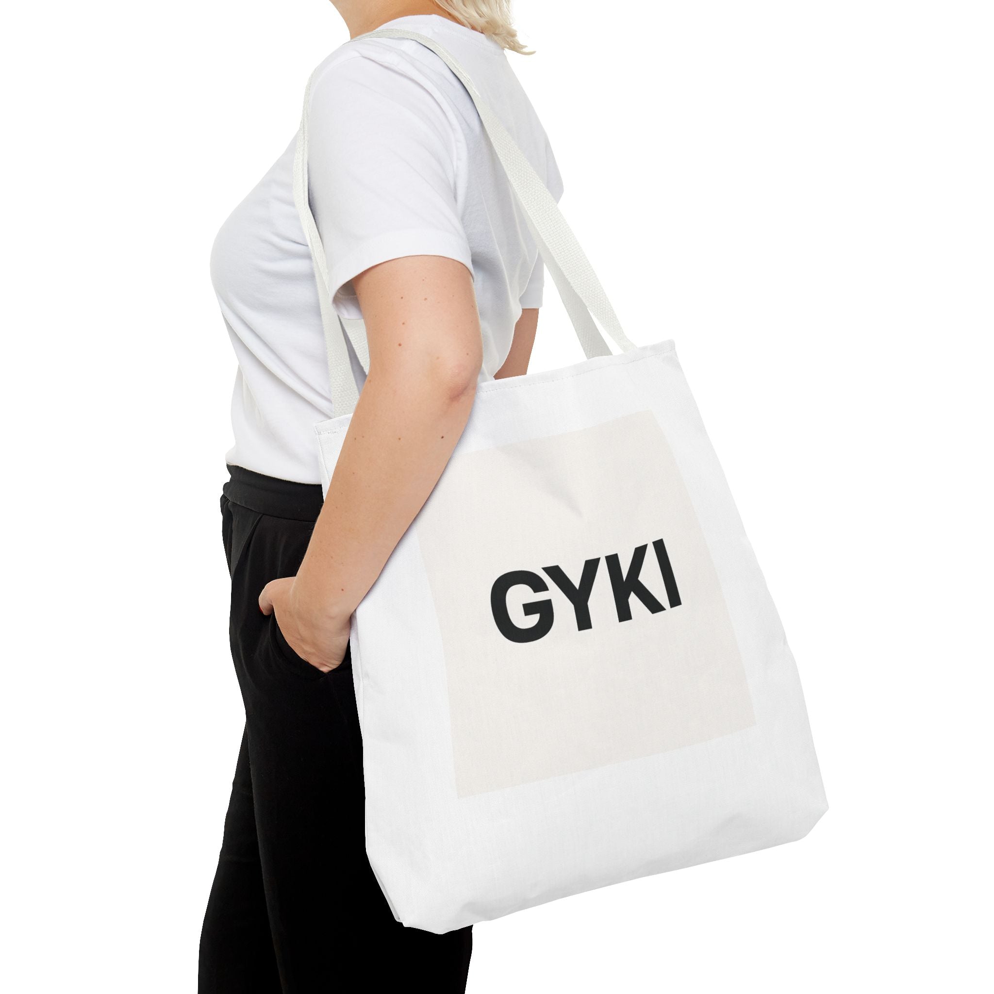 Stylish AOP Tote Bag with GYKI Design | Trendy Eco-Friendly Shopper | Perfect for Everyday Use, Gifts, Travel, and Events