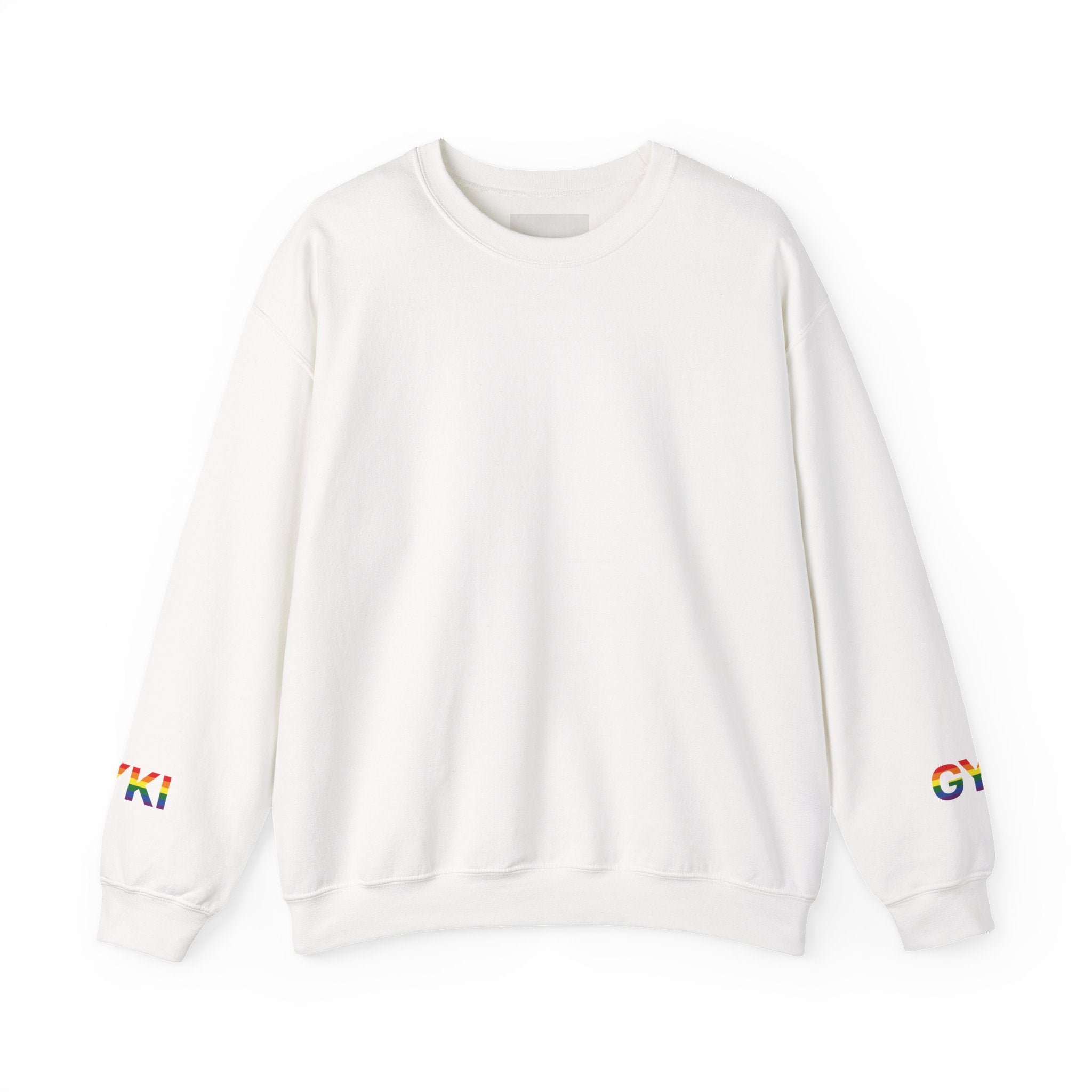 Pride Rainbow Crewneck Sweatshirt, LGBTQ+ Apparel, Unisex Sweatshirt, Celebration Outfit, Comfortable Fashion, Gift for Pride Month