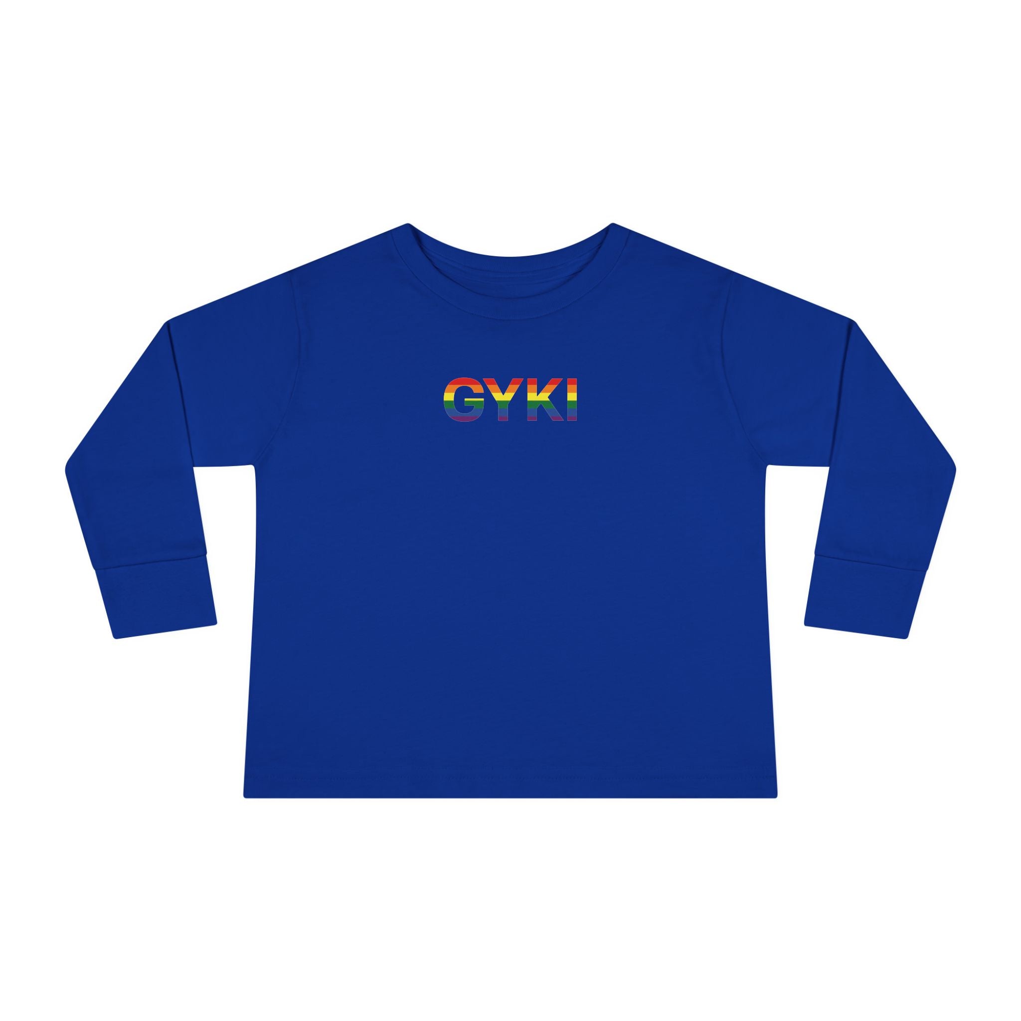 Colorful Rainbow Toddler Long Sleeve Tee, Kids Gift, Birthday Outfit, Pride Apparel, Cute and Comfy Tee for Little Ones