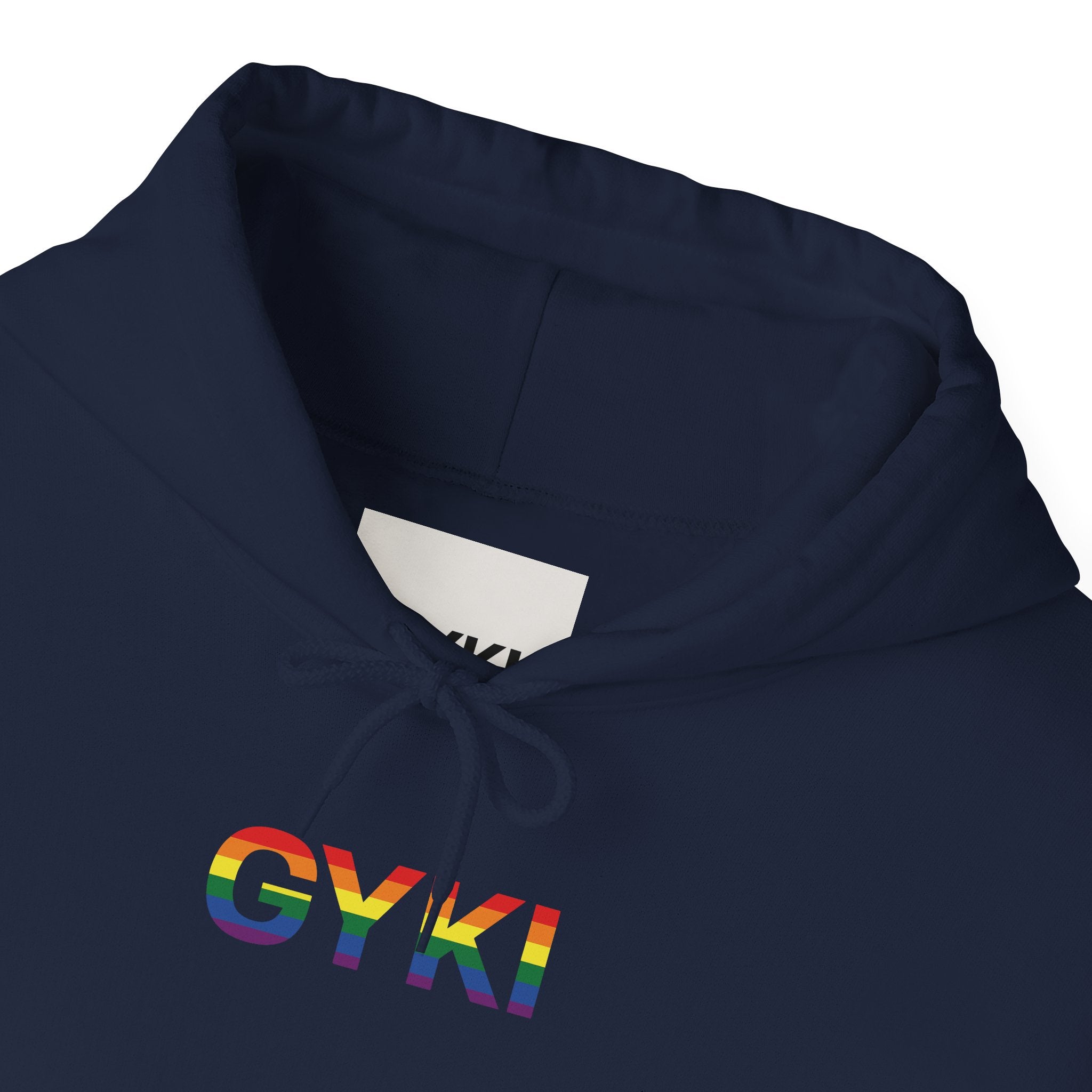 Rainbow Pride Hooded Sweatshirt, Unisex Hoodie, LGBTQ+ Apparel, Cozy Sweatshirt, Gift for Pride Month, Casual Streetwear