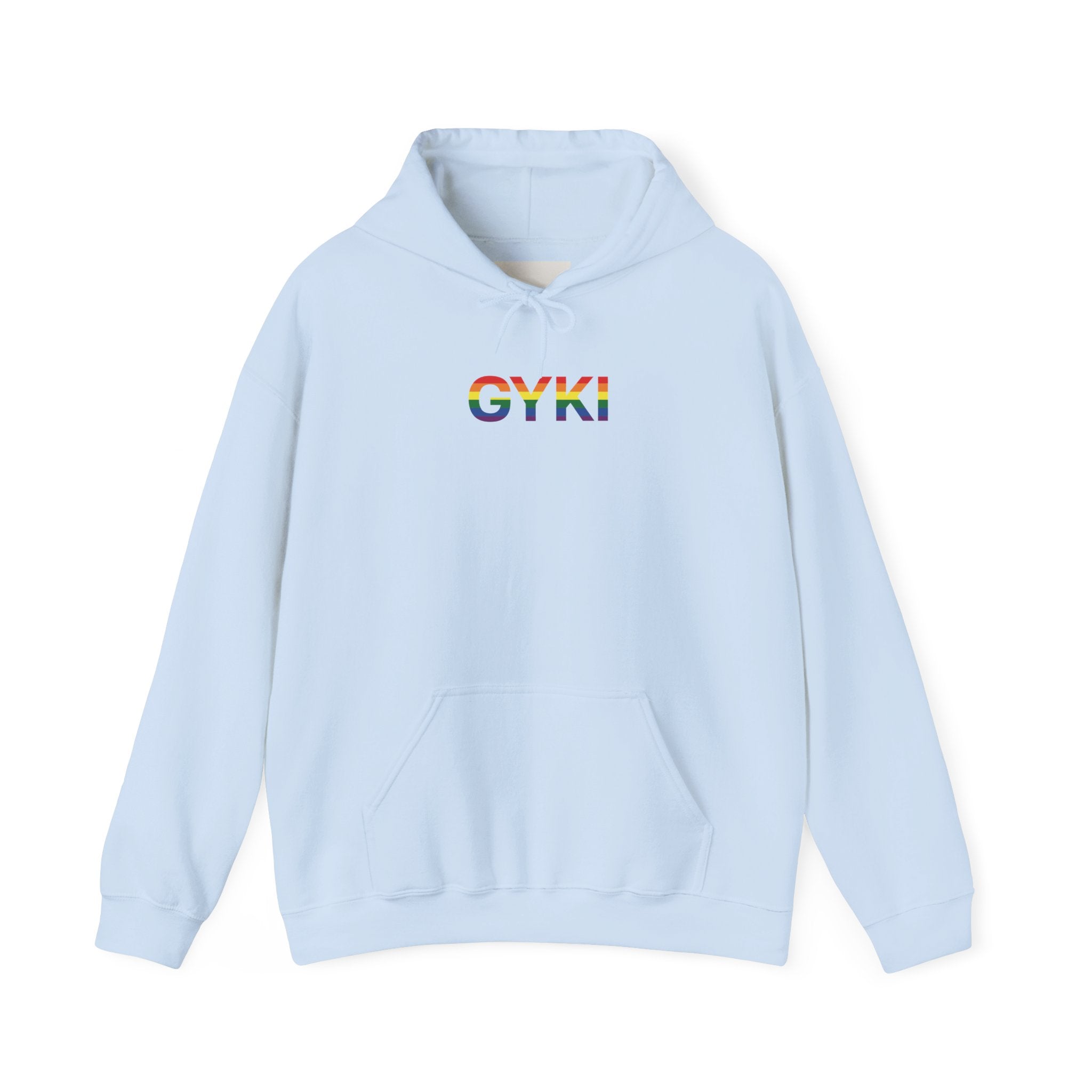 Rainbow Pride Hooded Sweatshirt, Unisex Hoodie, LGBTQ+ Apparel, Cozy Sweatshirt, Gift for Pride Month, Casual Streetwear