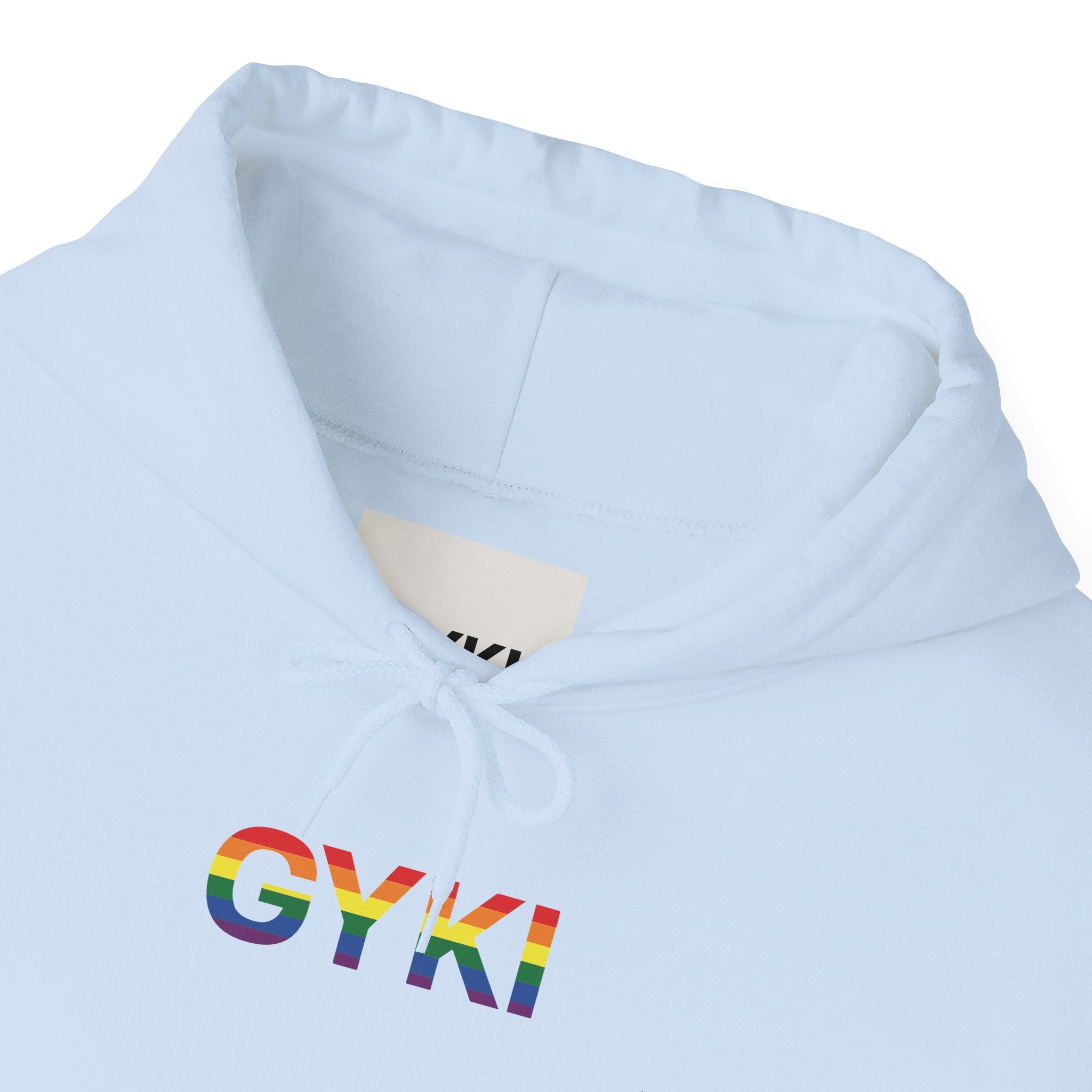 Rainbow Pride Hooded Sweatshirt, Unisex Hoodie, LGBTQ+ Apparel, Cozy Sweatshirt, Gift for Pride Month, Casual Streetwear