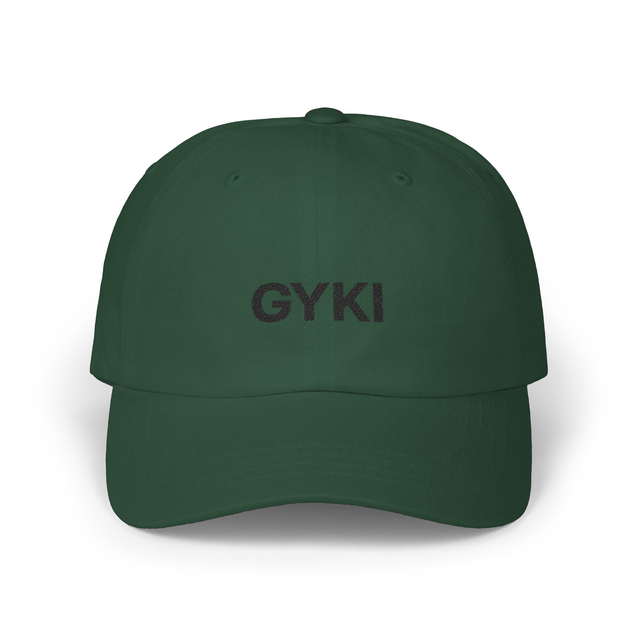 Stylish Dad Cap with GYKI Embroidery, Casual Dad Hat, Summer Accessory, Gift for Dads, Everyday Wear, Trendy Headwear