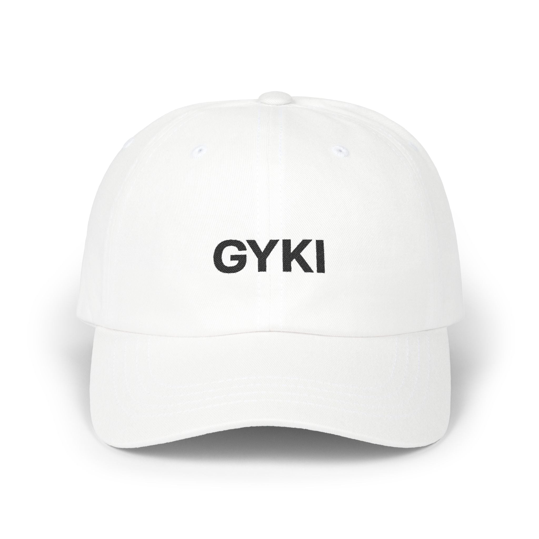 Stylish Dad Cap with GYKI Embroidery, Casual Dad Hat, Summer Accessory, Gift for Dads, Everyday Wear, Trendy Headwear