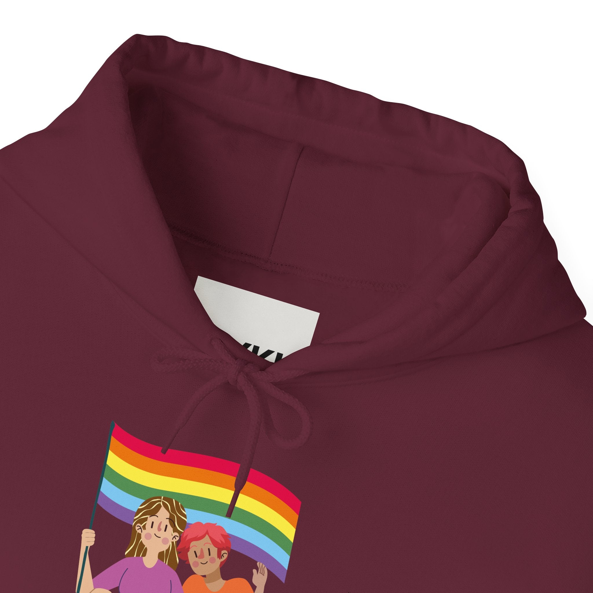 Pride Celebration Hoodie, Unisex Rainbow Sweatshirt for LGBTQ+, Comfortable Gift for Pride Month, Cozy Casual Wear, Fun Summer Apparel