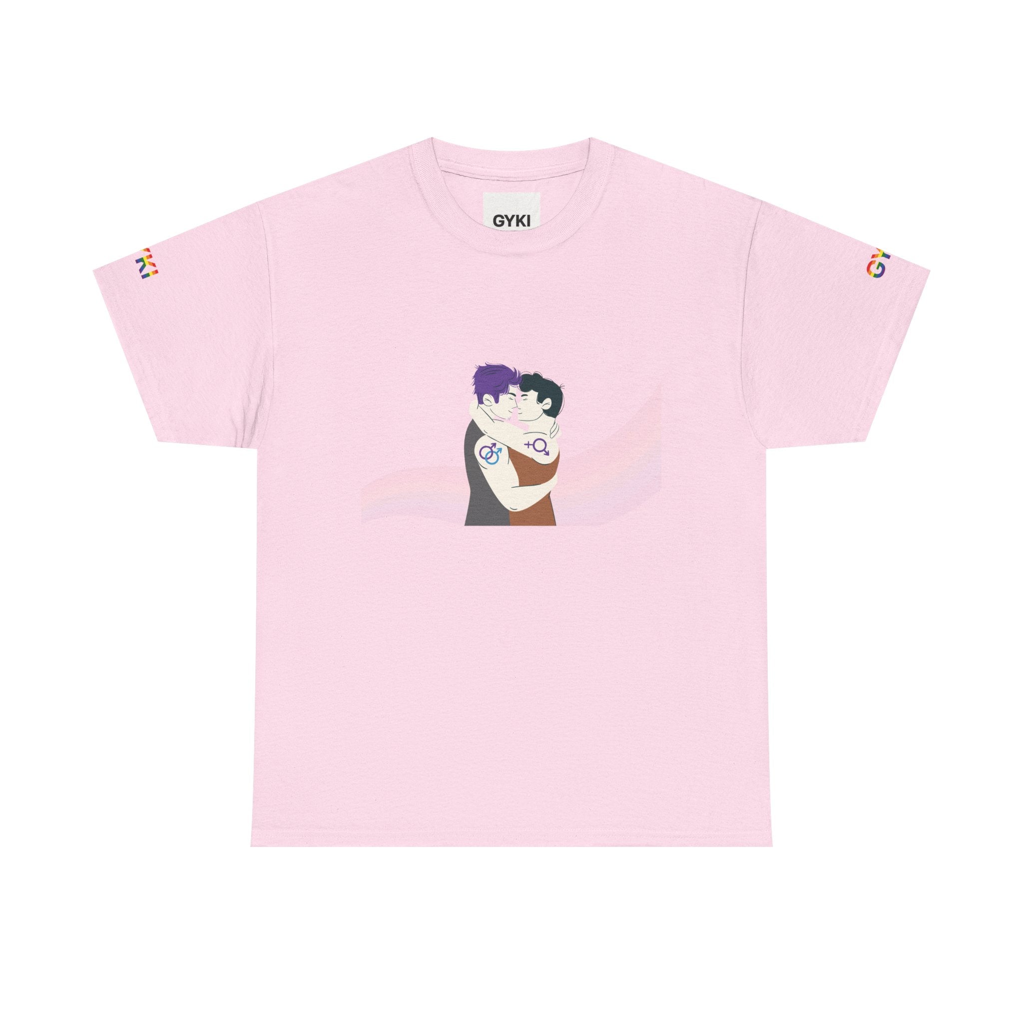 Embrace Art Unisex T-Shirt, Comfortable Cotton Tee, Casual Wear, Gift for Couples, Unique Artwork Tee