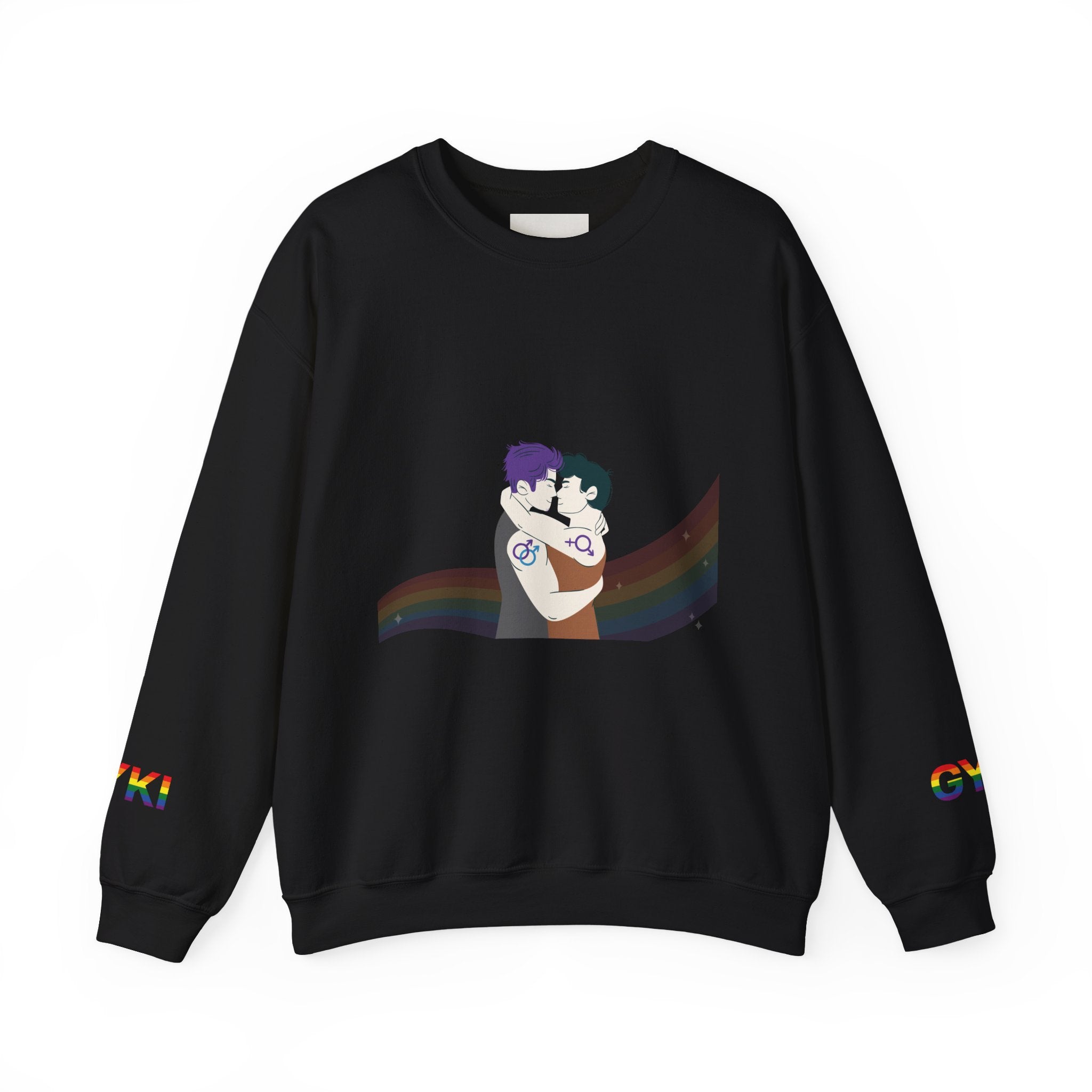 LGBTQ+ Love Crewneck Sweatshirt - Cozy Gift for Pride, Couples, Anniversaries, Valentines, Casual Wear