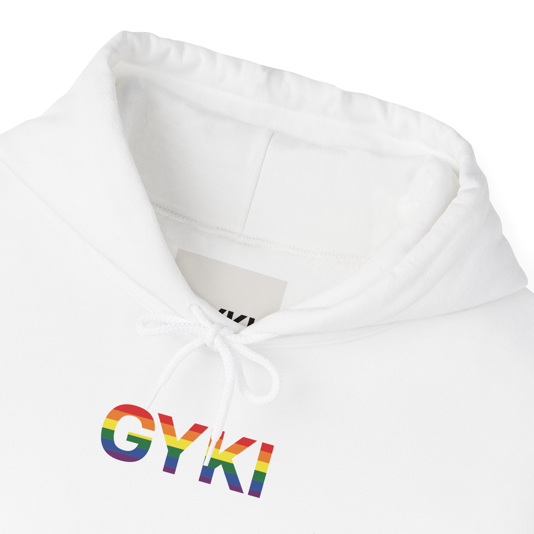 Rainbow Pride Hooded Sweatshirt, Unisex Hoodie, LGBTQ+ Apparel, Cozy Sweatshirt, Gift for Pride Month, Casual Streetwear