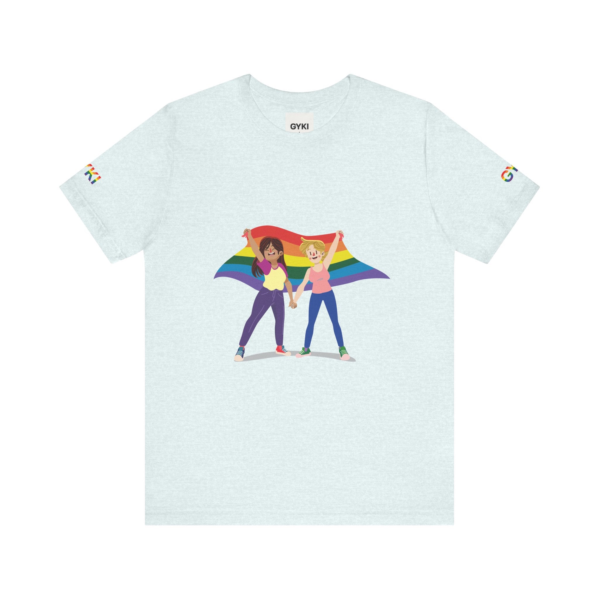 Pride Unity Tee: Rainbow Love, LGBTQ+ Shirt, Equality Apparel, Summer Festival Fashion, Unisex Graphic Tee