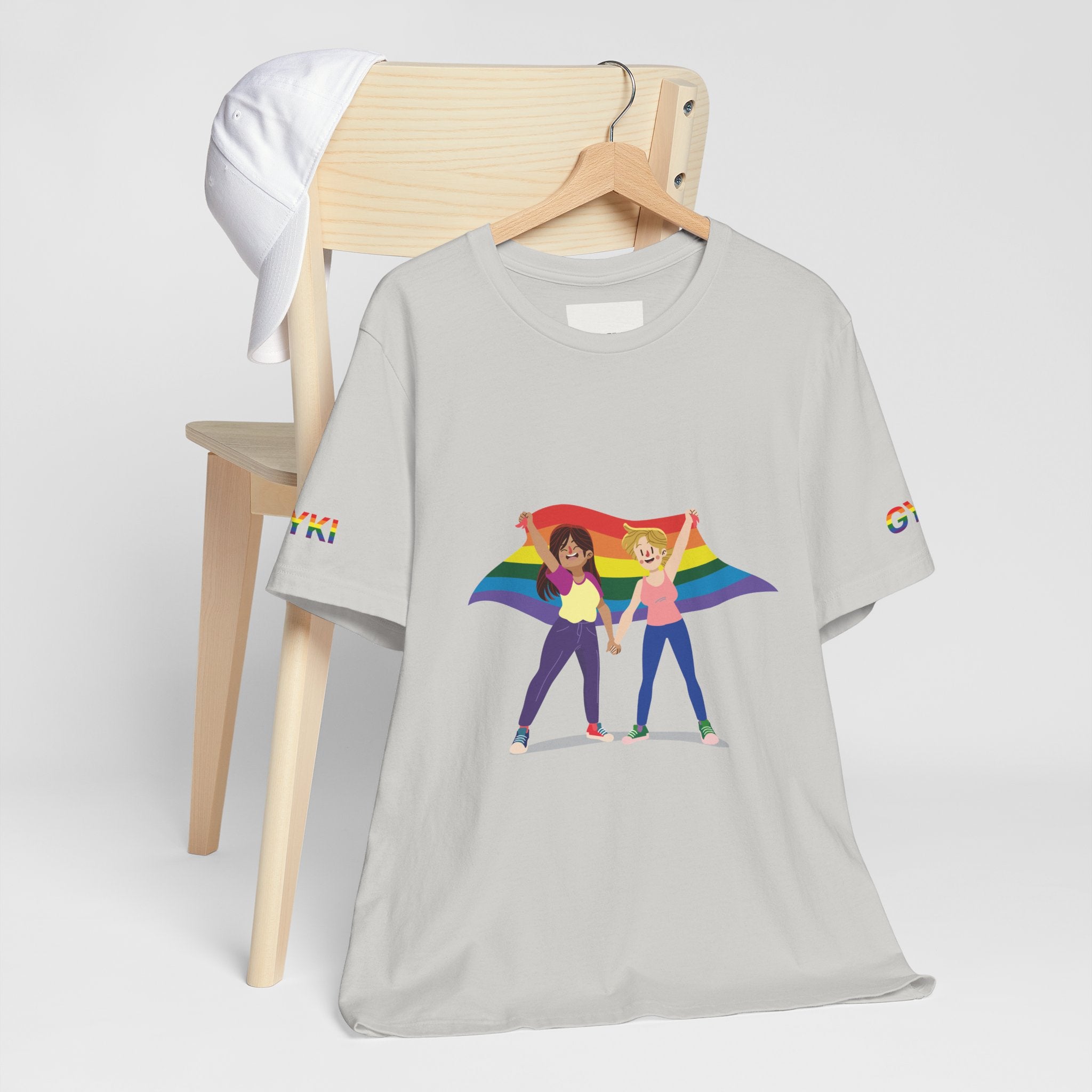 Pride Unity Tee: Rainbow Love, LGBTQ+ Shirt, Equality Apparel, Summer Festival Fashion, Unisex Graphic Tee