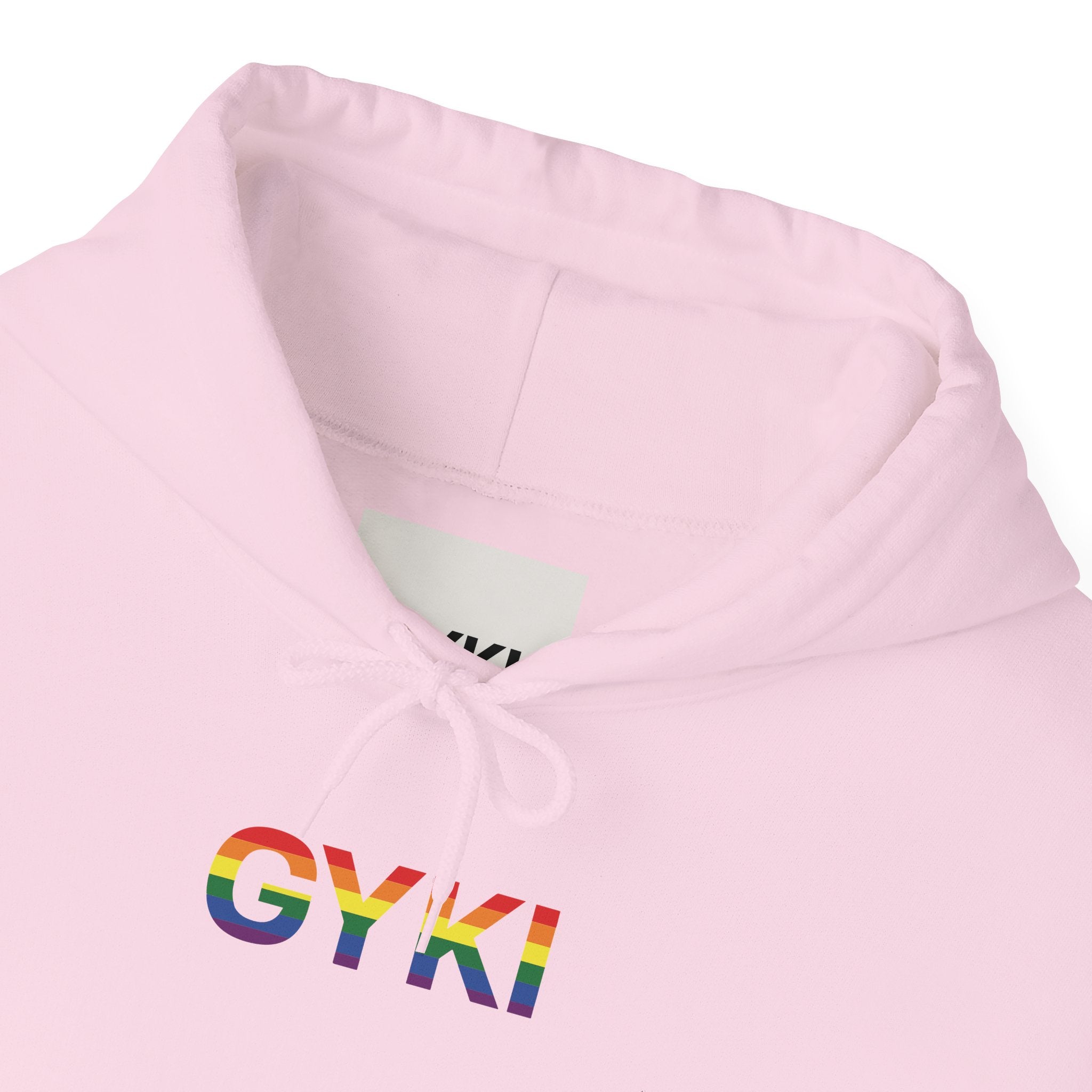 Rainbow Pride Hooded Sweatshirt, Unisex Hoodie, LGBTQ+ Apparel, Cozy Sweatshirt, Gift for Pride Month, Casual Streetwear