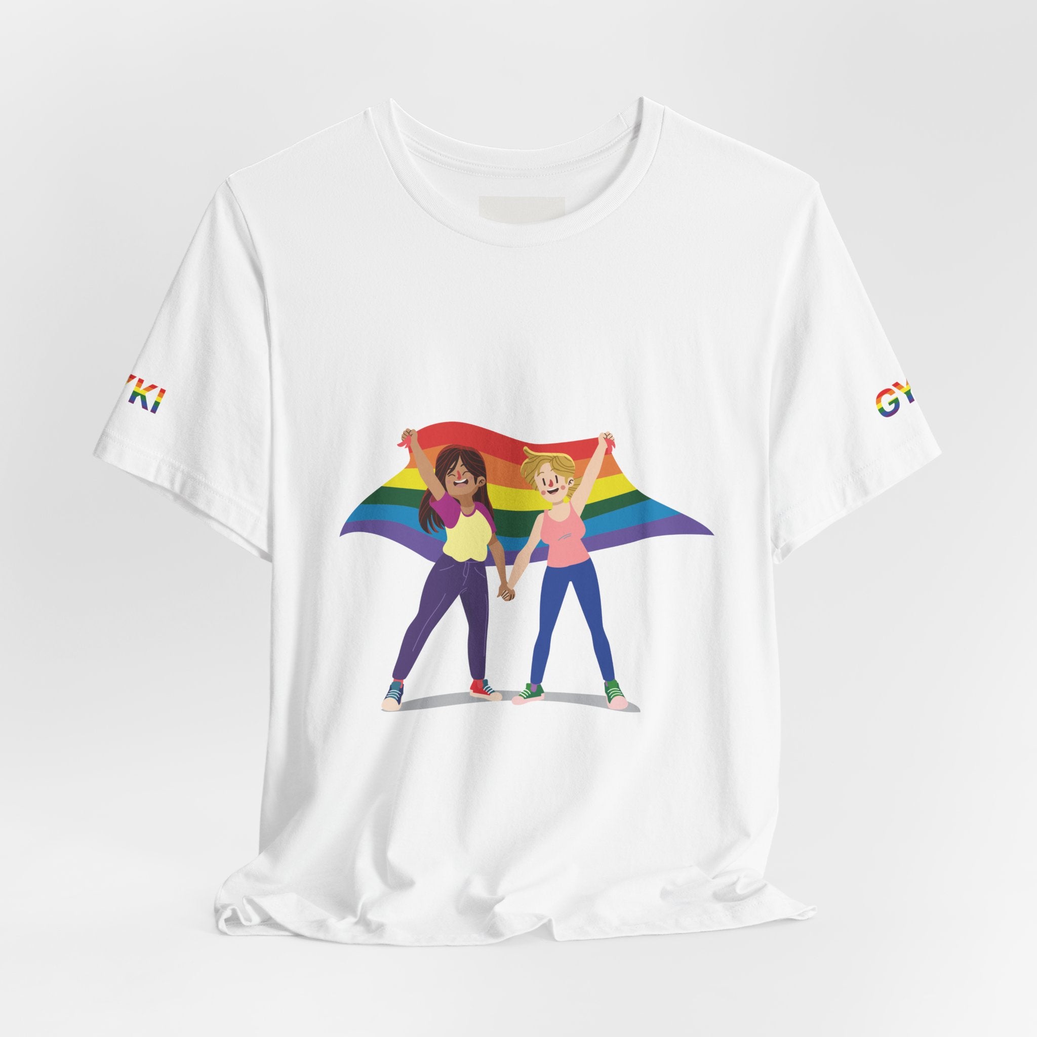 Pride Unity Tee: Rainbow Love, LGBTQ+ Shirt, Equality Apparel, Summer Festival Fashion, Unisex Graphic Tee