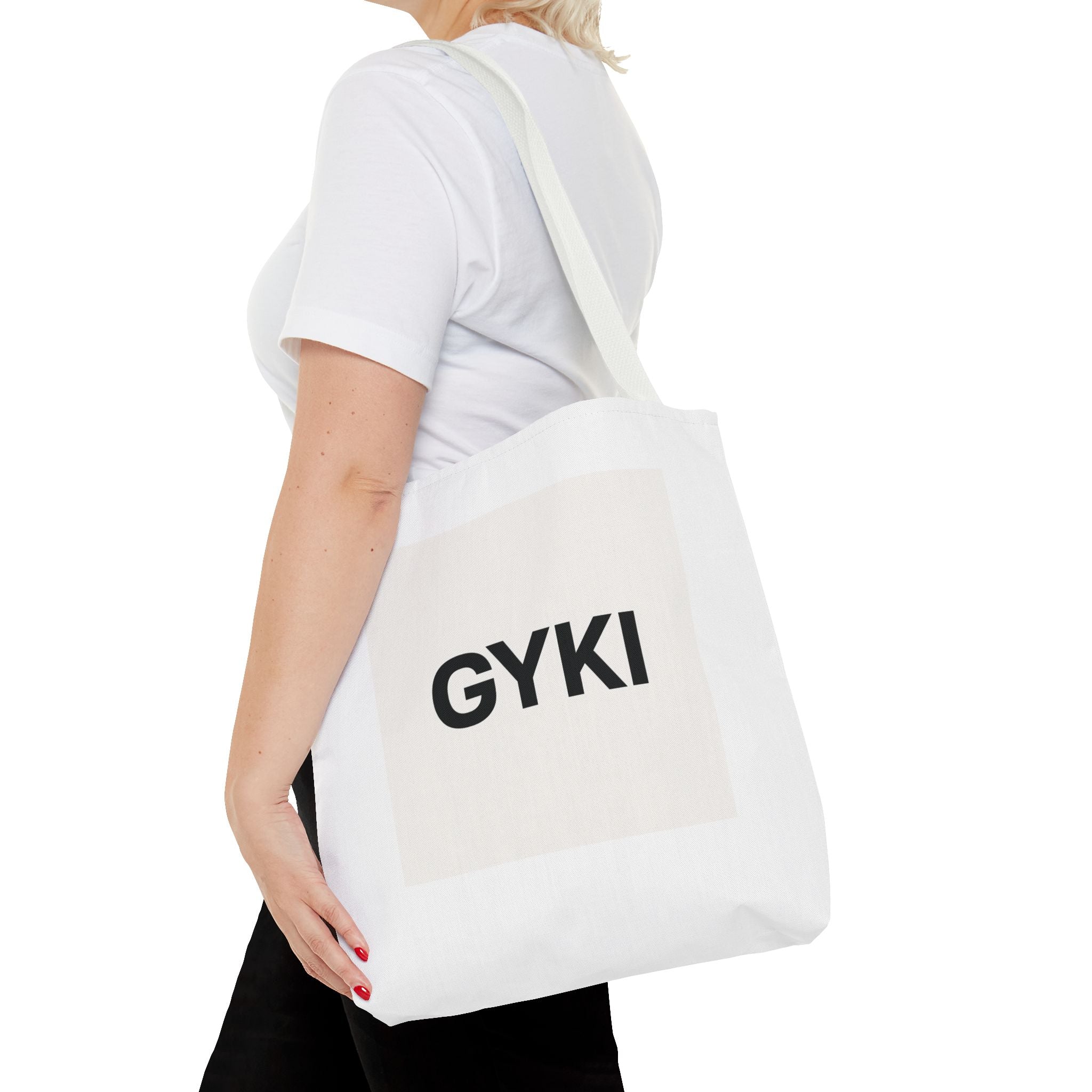 Stylish AOP Tote Bag with GYKI Design | Trendy Eco-Friendly Shopper | Perfect for Everyday Use, Gifts, Travel, and Events