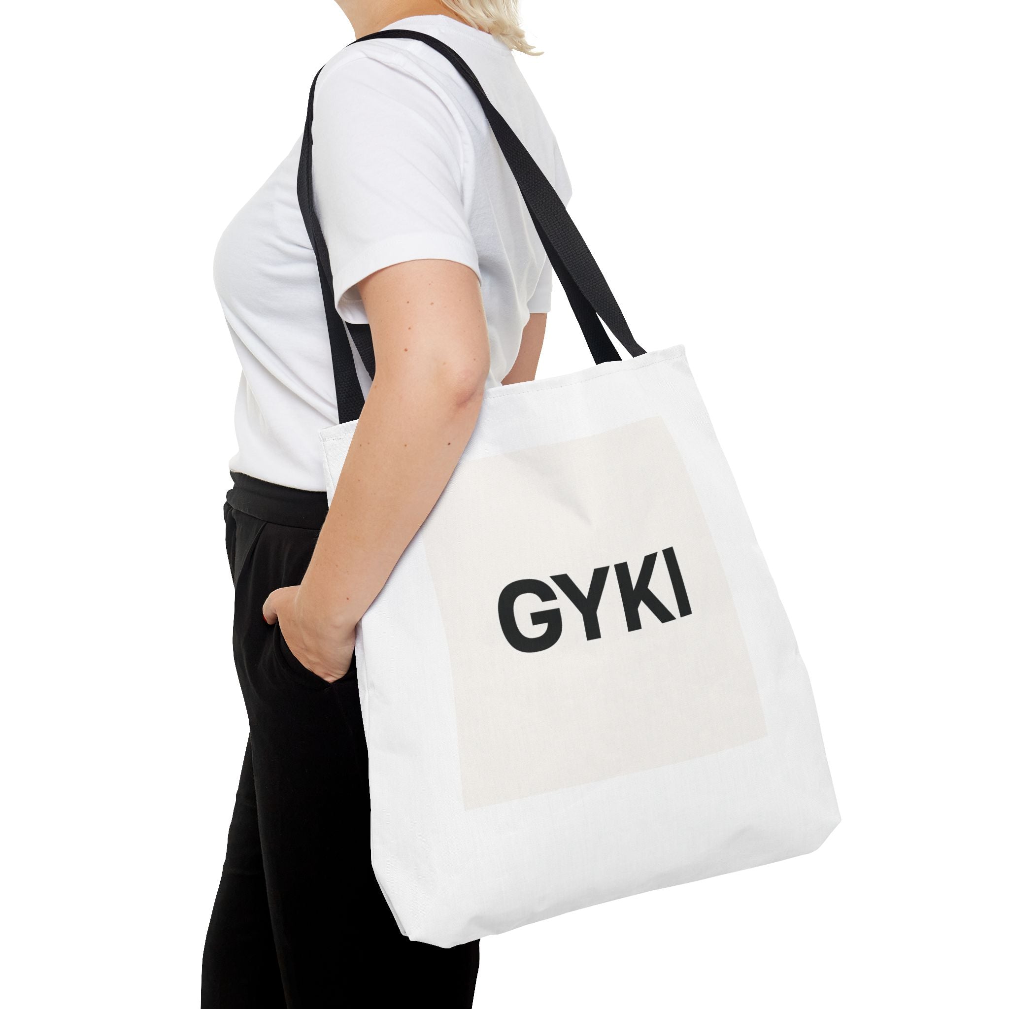Stylish AOP Tote Bag with GYKI Design | Trendy Eco-Friendly Shopper | Perfect for Everyday Use, Gifts, Travel, and Events