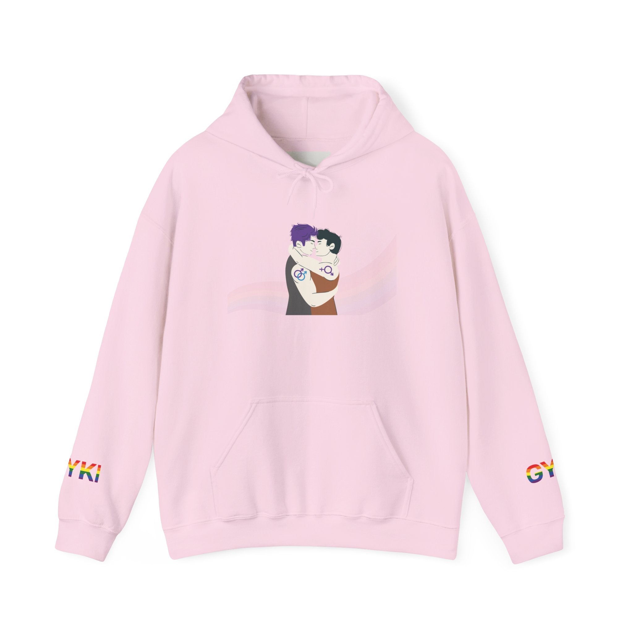 Whimsical Cartoon Duo Unisex Hoodie, Cozy Sweatshirt, Ideal Gift for Friends, Fun Fashion for All, Great for Events and Gatherings