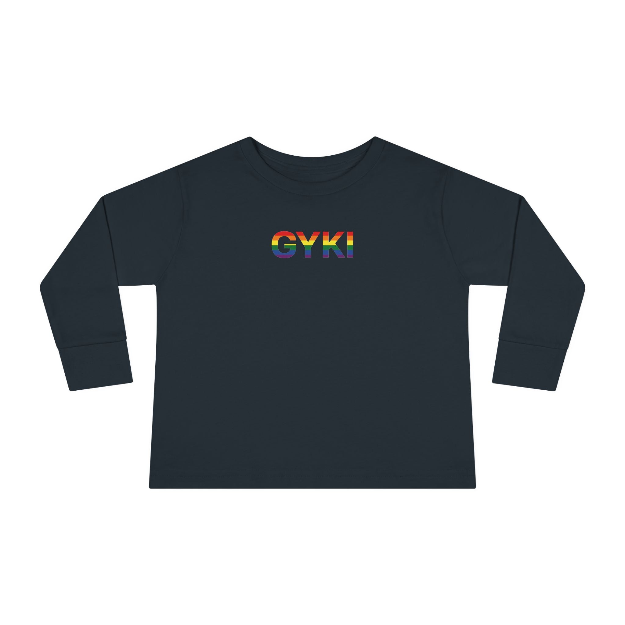 Colorful Rainbow Toddler Long Sleeve Tee, Kids Gift, Birthday Outfit, Pride Apparel, Cute and Comfy Tee for Little Ones
