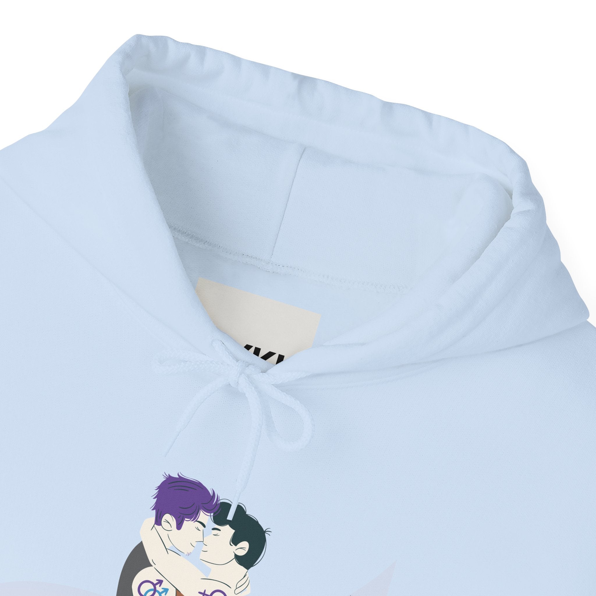 Whimsical Cartoon Duo Unisex Hoodie, Cozy Sweatshirt, Ideal Gift for Friends, Fun Fashion for All, Great for Events and Gatherings