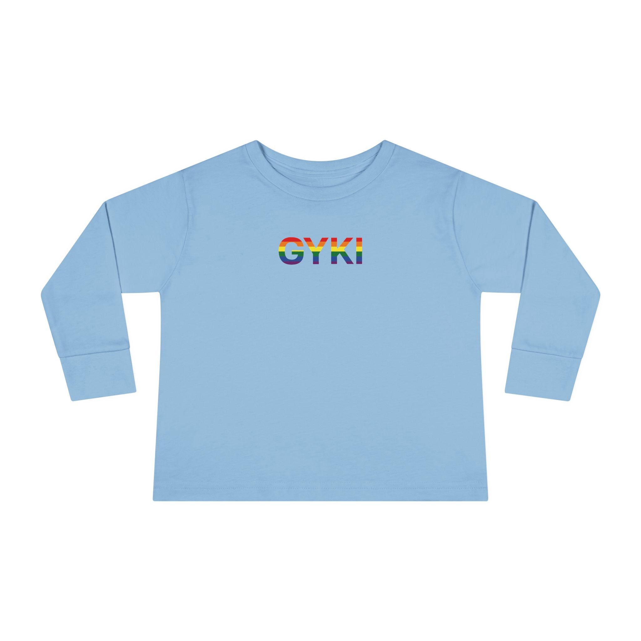 Colorful Rainbow Toddler Long Sleeve Tee, Kids Gift, Birthday Outfit, Pride Apparel, Cute and Comfy Tee for Little Ones