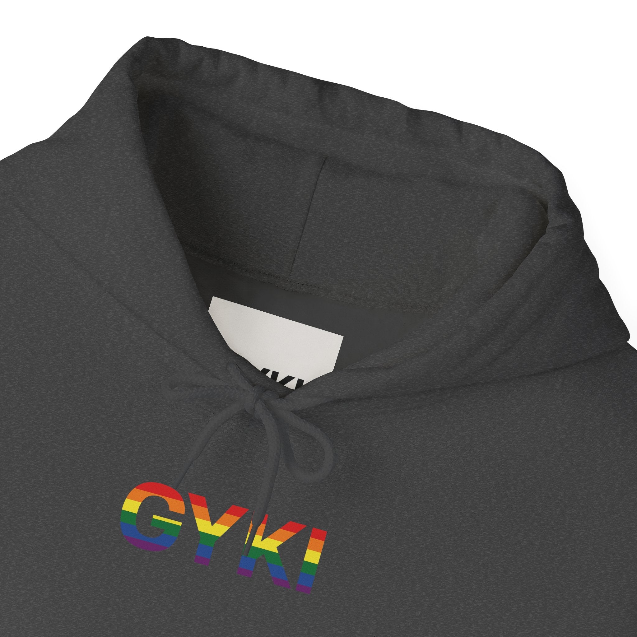 Rainbow Pride Hooded Sweatshirt, Unisex Hoodie, LGBTQ+ Apparel, Cozy Sweatshirt, Gift for Pride Month, Casual Streetwear