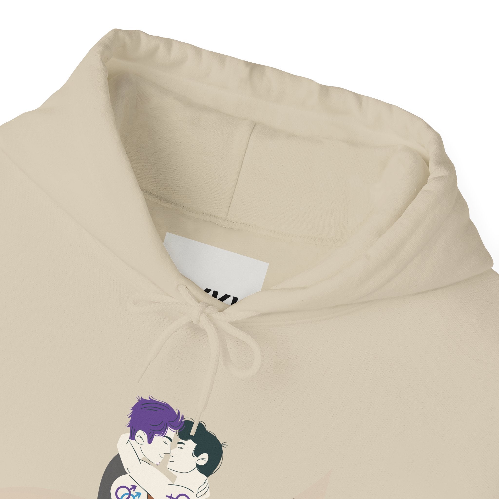 Whimsical Cartoon Duo Unisex Hoodie, Cozy Sweatshirt, Ideal Gift for Friends, Fun Fashion for All, Great for Events and Gatherings