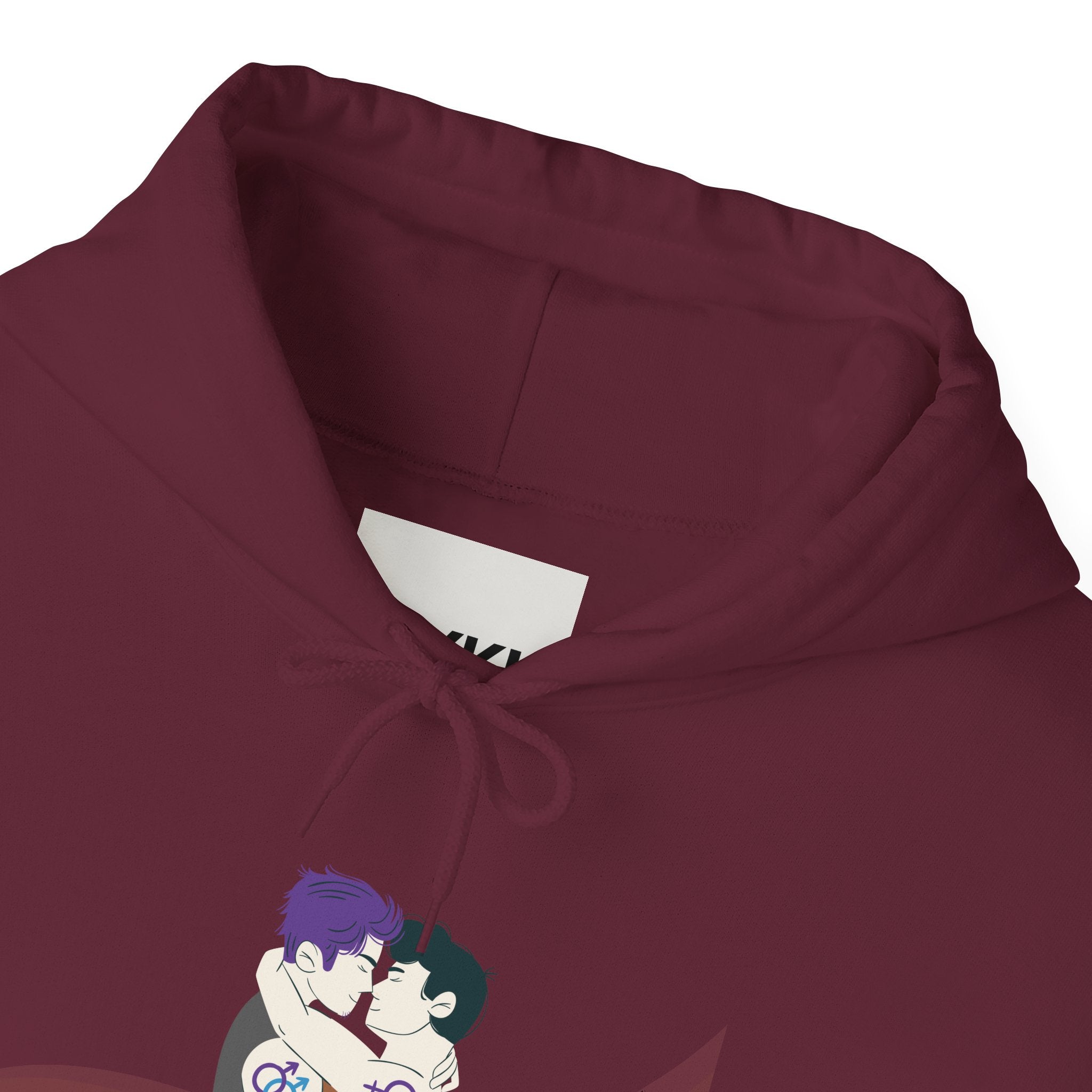 Whimsical Cartoon Duo Unisex Hoodie, Cozy Sweatshirt, Ideal Gift for Friends, Fun Fashion for All, Great for Events and Gatherings