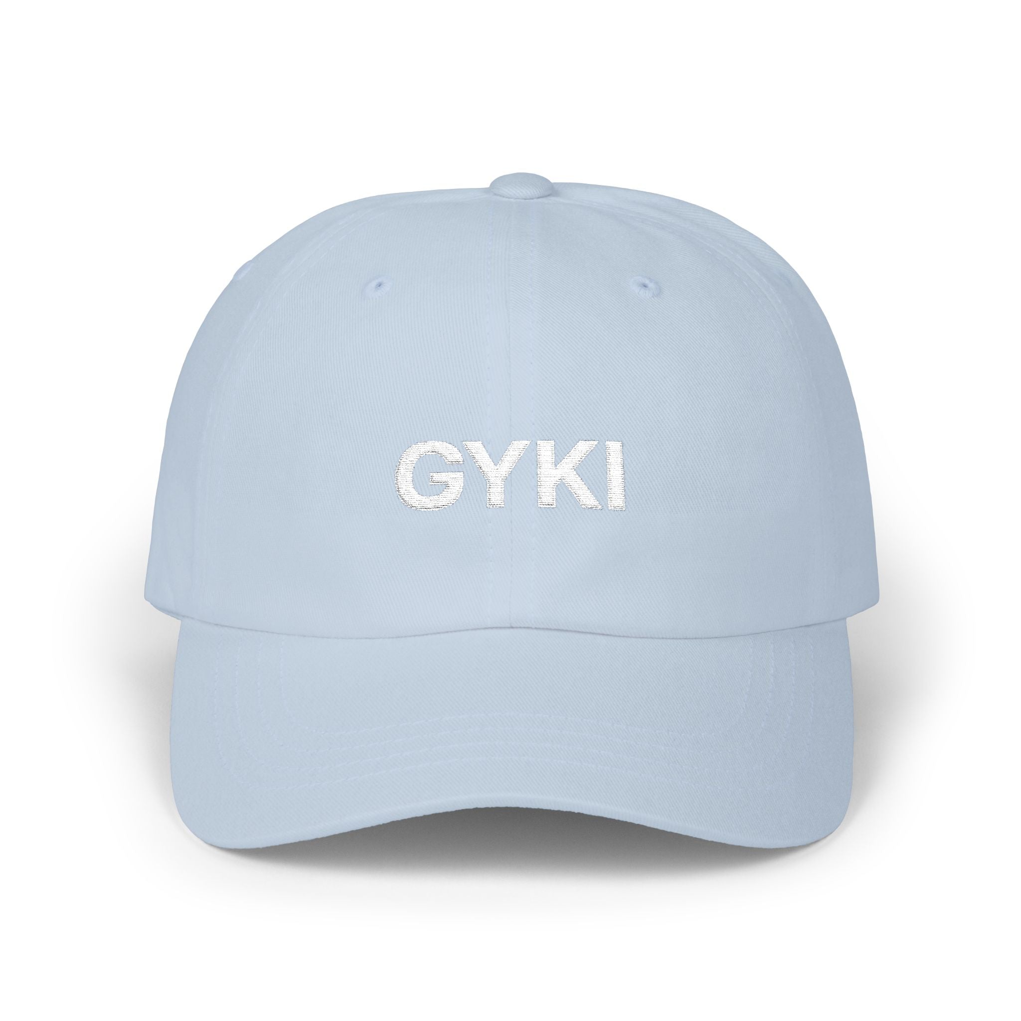 Classic Dad Cap with GYKI Design, Casual Cap for Everyday Use, Trendy Gift for Dads, Adjustable Sun Hat, Perfect for Outdoor Activities