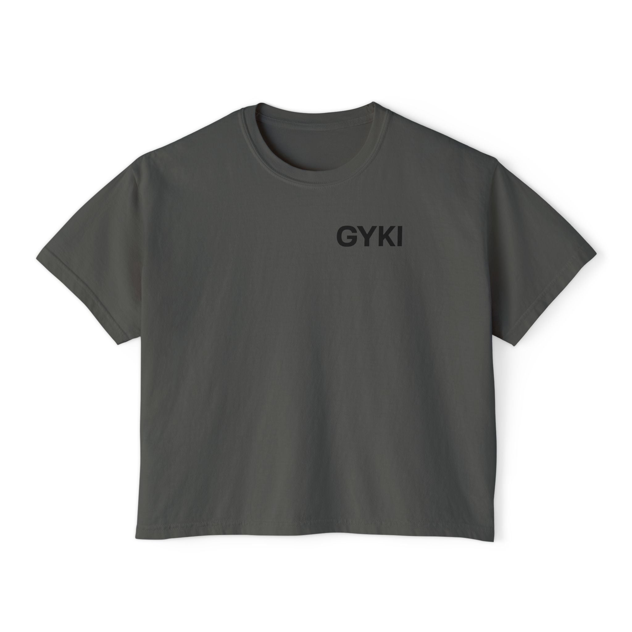 GYKI Women's Boxy Tee - Casual Chic Top, Perfect for Everyday Wear, Gift for Her, Comfortable Fashion, Summer Essentials