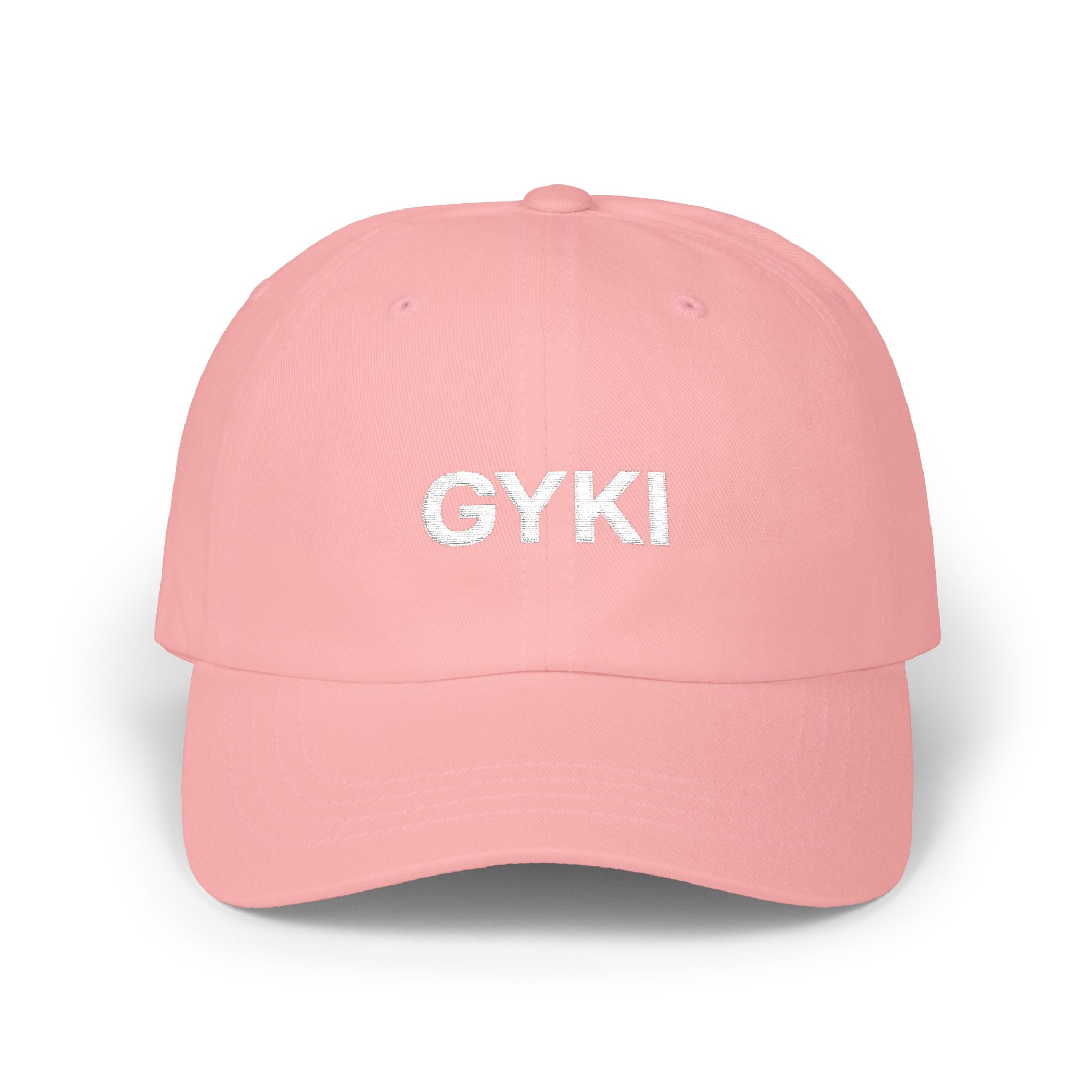 Classic Dad Cap with GYKI Design, Casual Cap for Everyday Use, Trendy Gift for Dads, Adjustable Sun Hat, Perfect for Outdoor Activities