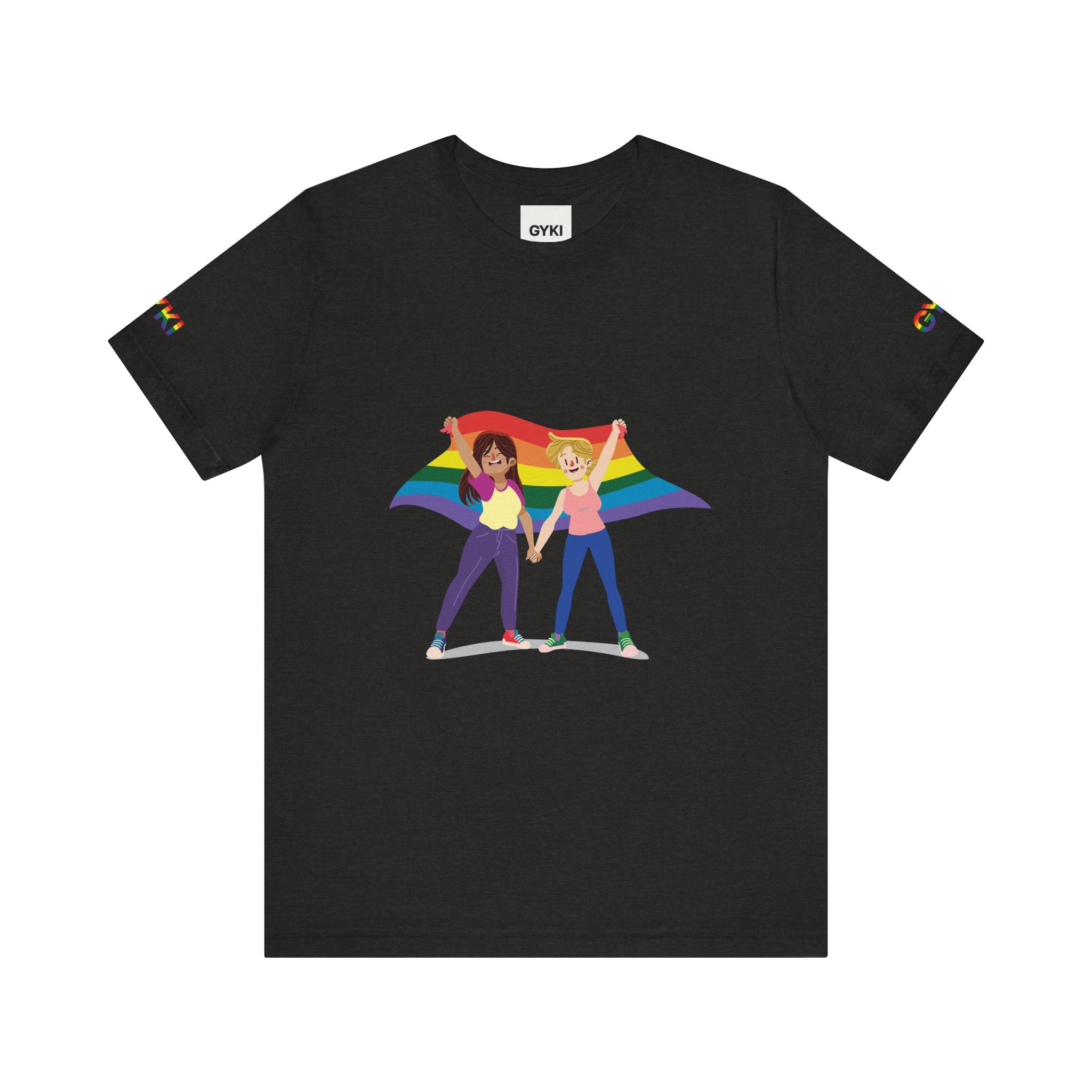 Pride Unity Tee: Rainbow Love, LGBTQ+ Shirt, Equality Apparel, Summer Festival Fashion, Unisex Graphic Tee