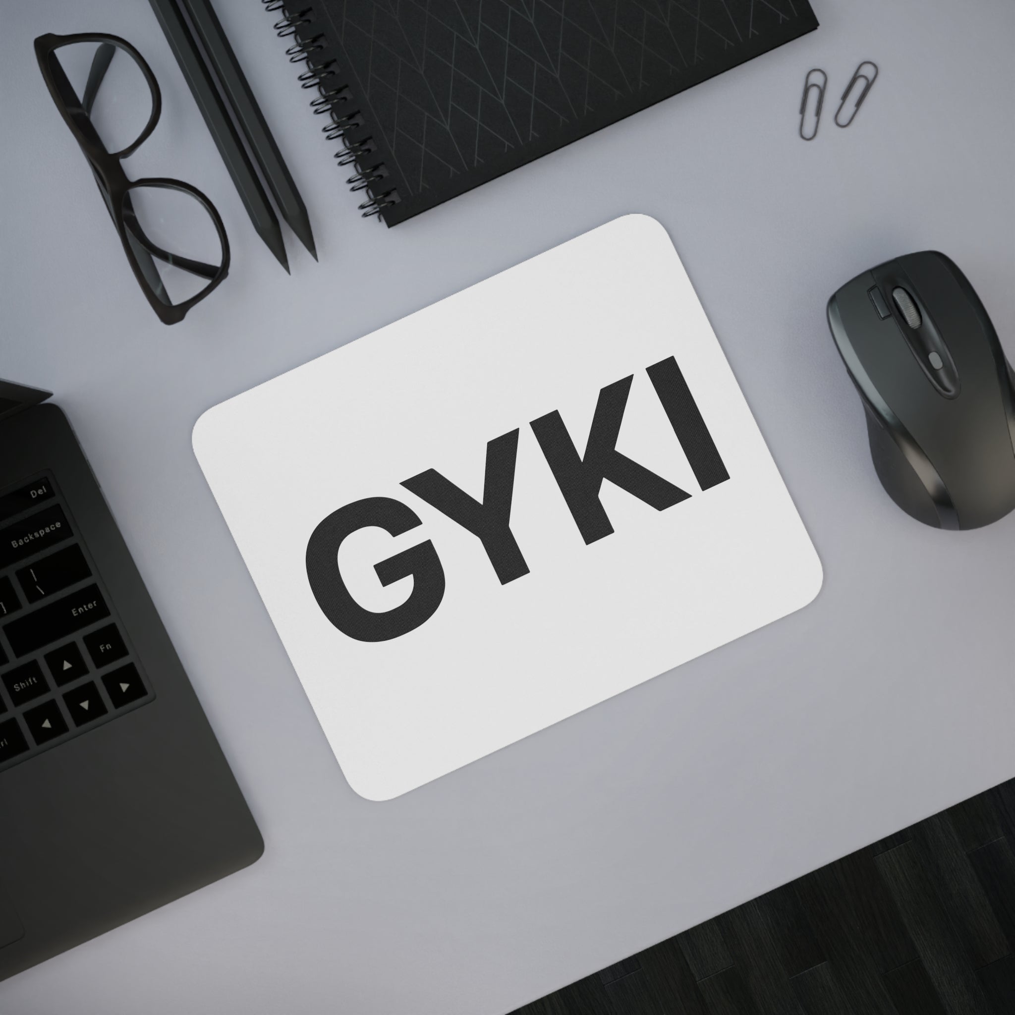 Custom Desk Mouse Pad, Personalized Office Decor, Gaming Mousepad, Minimalist Desk Accessories, GYKI Design, Great Gift for Students
