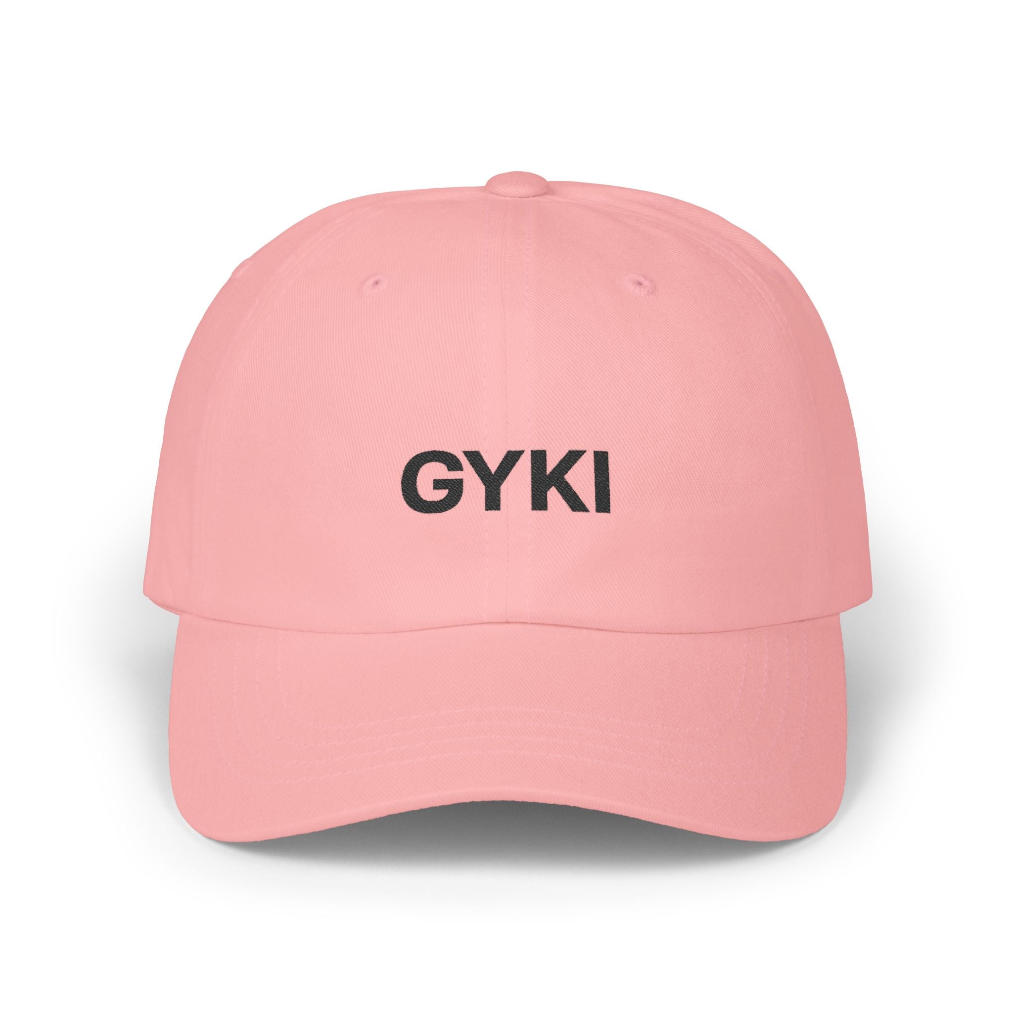 Stylish Dad Cap with GYKI Embroidery, Casual Dad Hat, Summer Accessory, Gift for Dads, Everyday Wear, Trendy Headwear
