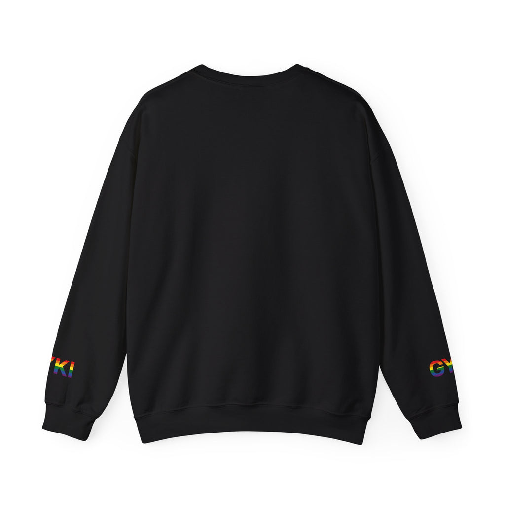 Colorful Rainbow Cat Unisex Crewneck Sweatshirt, Cozy Gift for Cat Lovers, Pride Apparel, Unique Fashion, Everyday Wear
