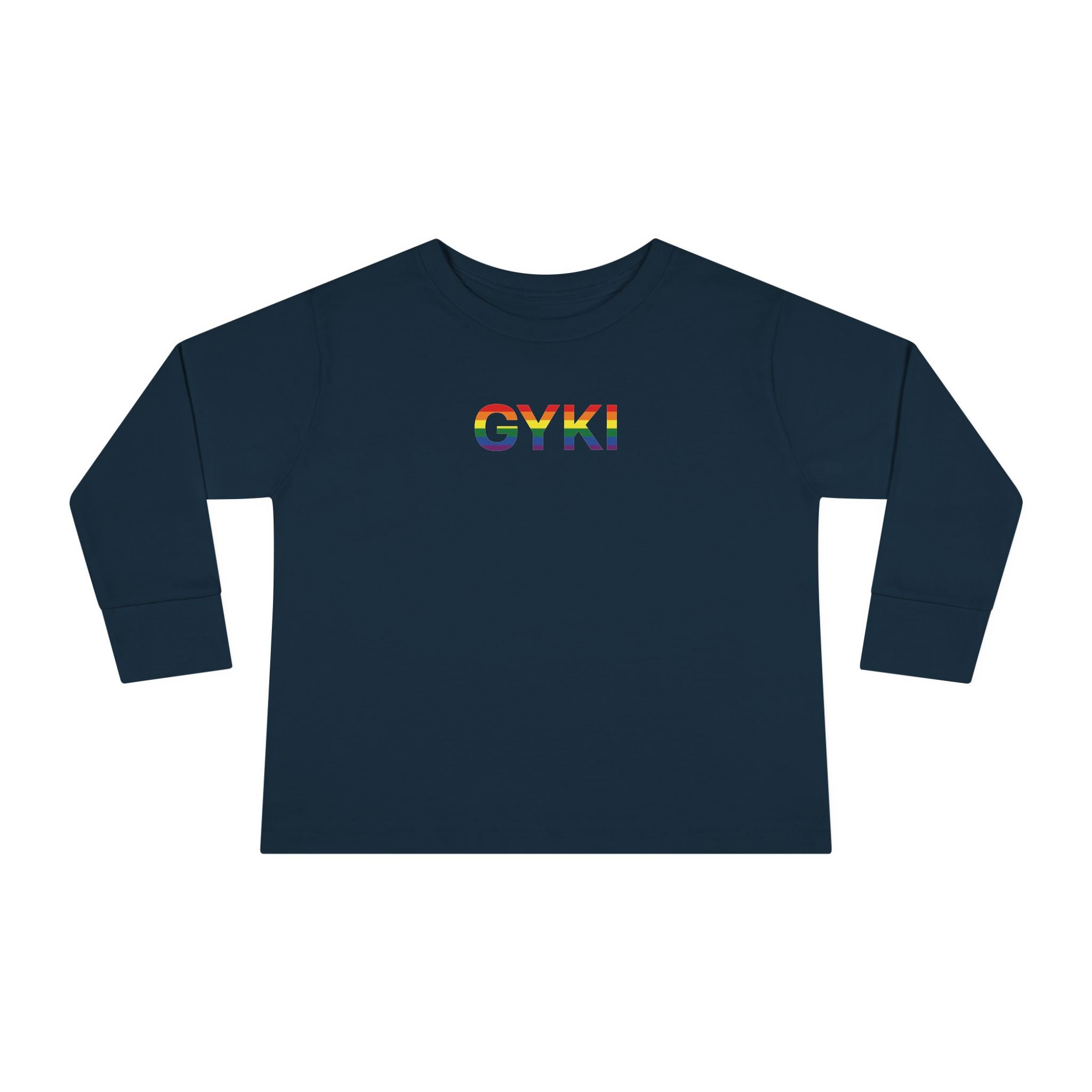 Colorful Rainbow Toddler Long Sleeve Tee, Kids Gift, Birthday Outfit, Pride Apparel, Cute and Comfy Tee for Little Ones