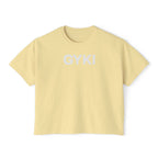 Casual Women's Boxy Tee, Comfortable Fashion Top, Ideal for Everyday Wear, Summer Outfits, Casual Gifts, Relaxed Style Tee