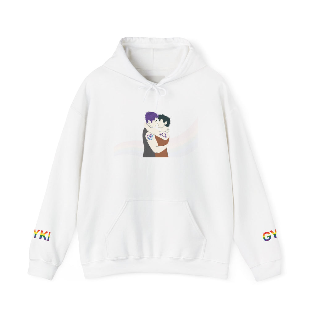 Whimsical Cartoon Duo Unisex Hoodie, Cozy Sweatshirt, Ideal Gift for Friends, Fun Fashion for All, Great for Events and Gatherings