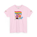 Pride Celebration Graphic Tee, LGBTQ+ Unisex Heavy Tee, Pride Month, Festival Outfit, Everyday Wear, Gift for Allies