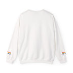 Colorful Rainbow Cat Unisex Crewneck Sweatshirt, Cozy Gift for Cat Lovers, Pride Apparel, Unique Fashion, Everyday Wear