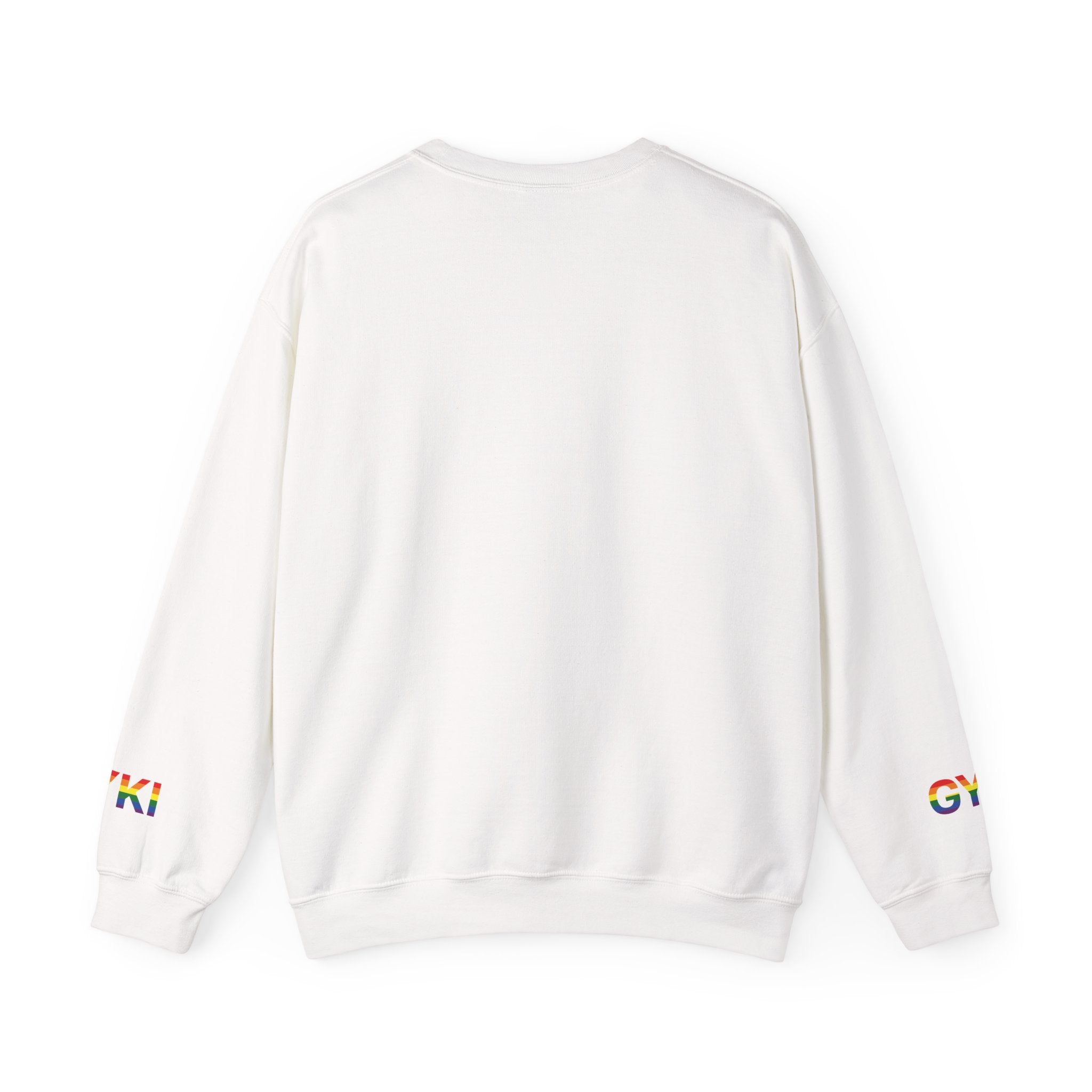 Colorful Rainbow Cat Unisex Crewneck Sweatshirt, Cozy Gift for Cat Lovers, Pride Apparel, Unique Fashion, Everyday Wear