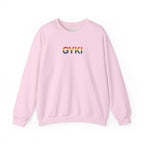 Rainbow Typography Crewneck Sweatshirt | Unisex Gift for Pride, Cozy Casual Wear, Fall Wardrobe Essential