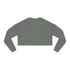 Chic Women's Cropped Sweatshirt with 'GYKI' Design - Trendy Casual Wear, Perfect for Gifts, Relaxed Vibe, Fashion Forward
