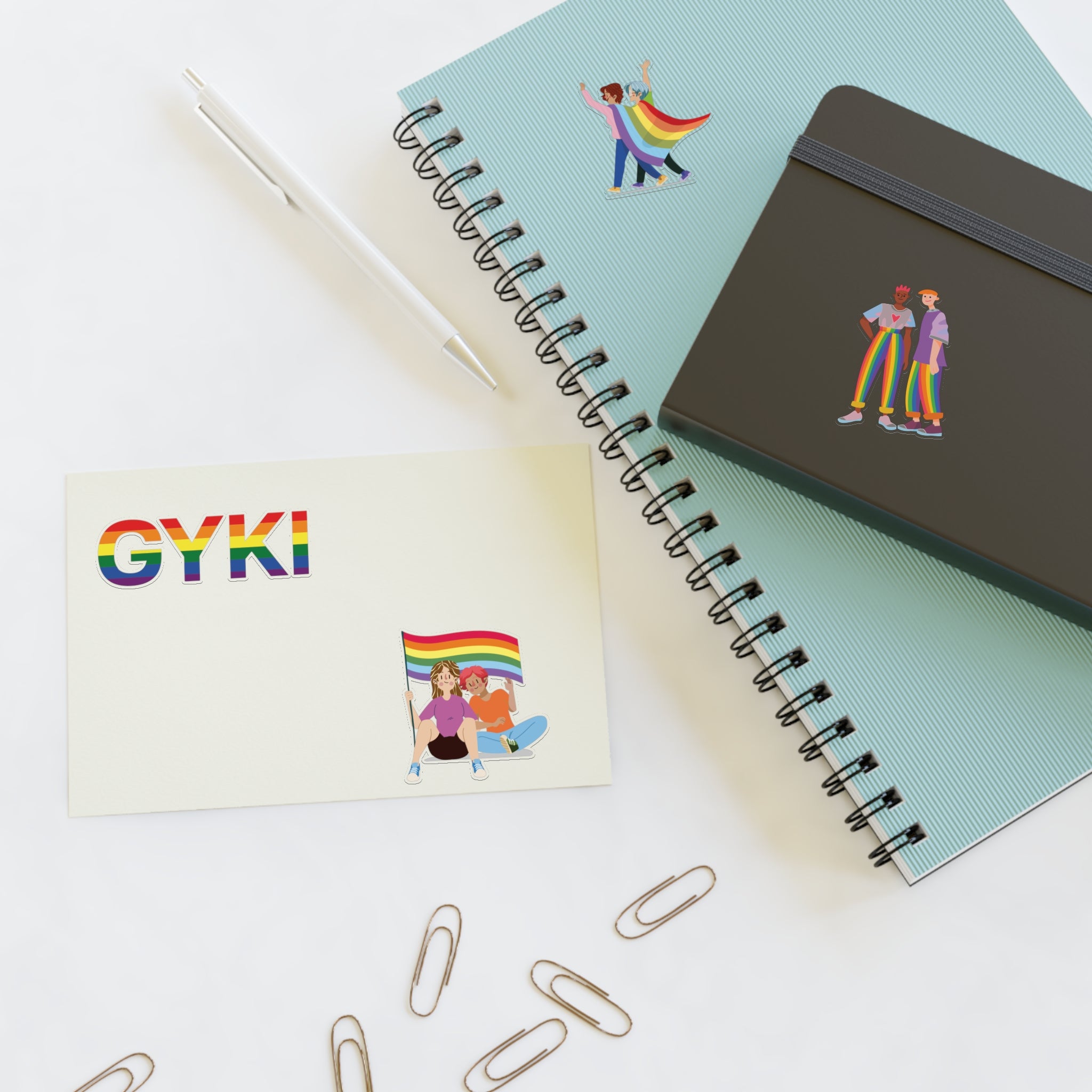 Pride Sticker Sheets, Colorful LGBTQ+ Decals for LGBTQ+ Pride Month, Home Decor, Fun Gifts, Rainbow Stickers, Party Decorations