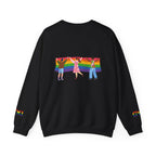 Pride Celebration Crewneck Sweatshirt, Unisex LGBT Sweatshirt, Rainbow Sweatshirt, LGBTQ+ Gift, Pride Apparel, Casual Chic Sweater