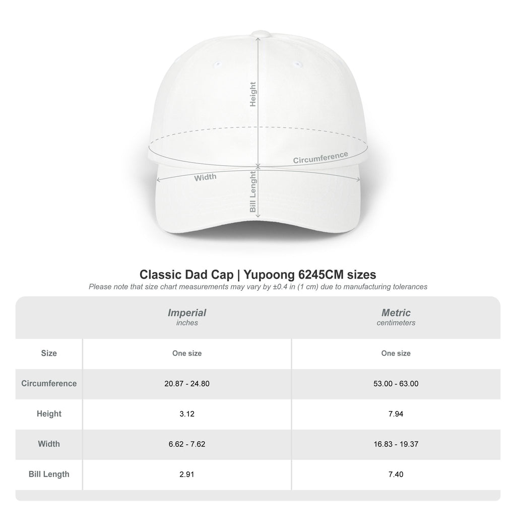 Classic Dad Cap with GYKI Design, Casual Cap for Everyday Use, Trendy Gift for Dads, Adjustable Sun Hat, Perfect for Outdoor Activities